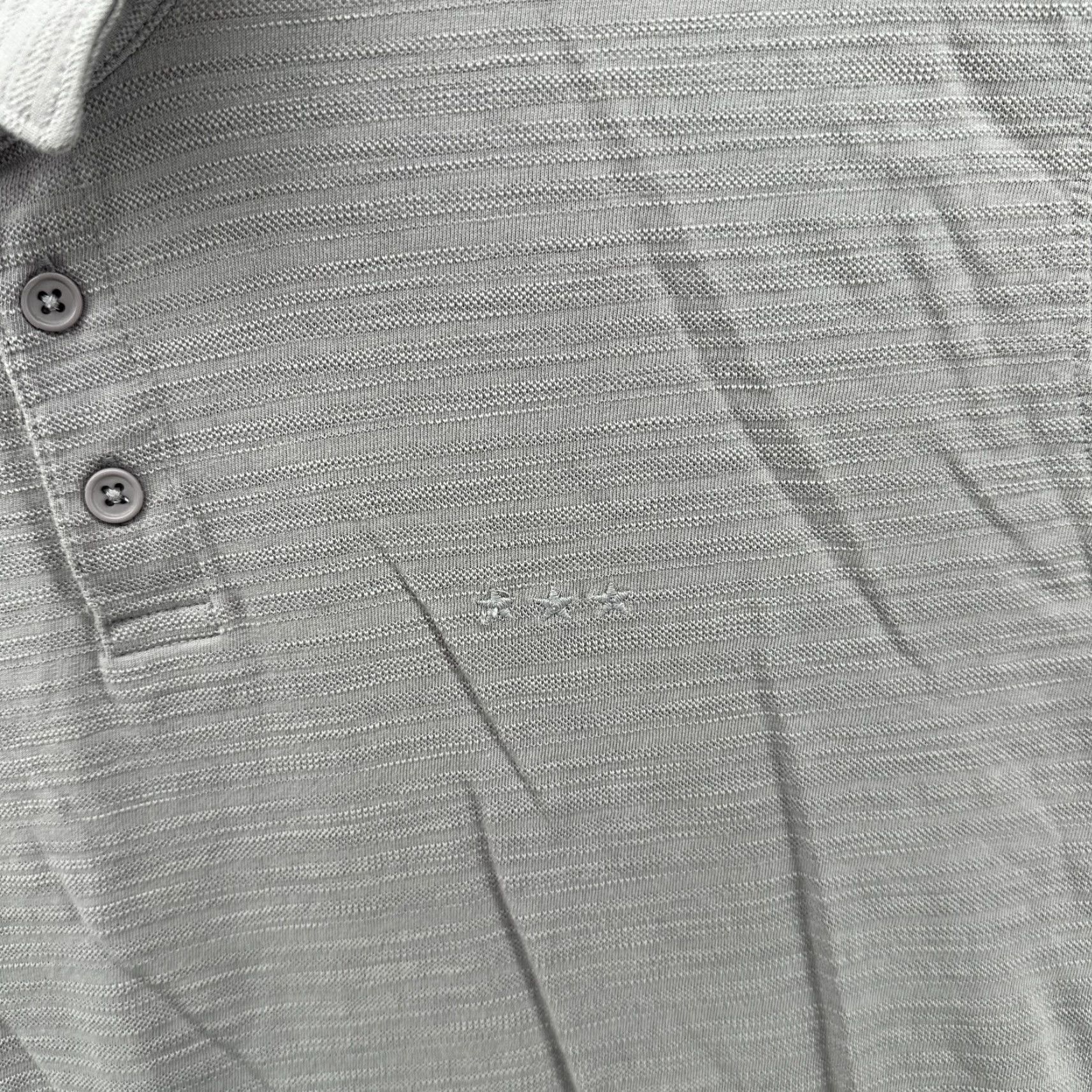 John Varvatos John Varvatos Star USA Polo Shirt Purple Men's Large Textured Short Sleeve Size US L / EU 52-54 / 3 - 6 Thumbnail