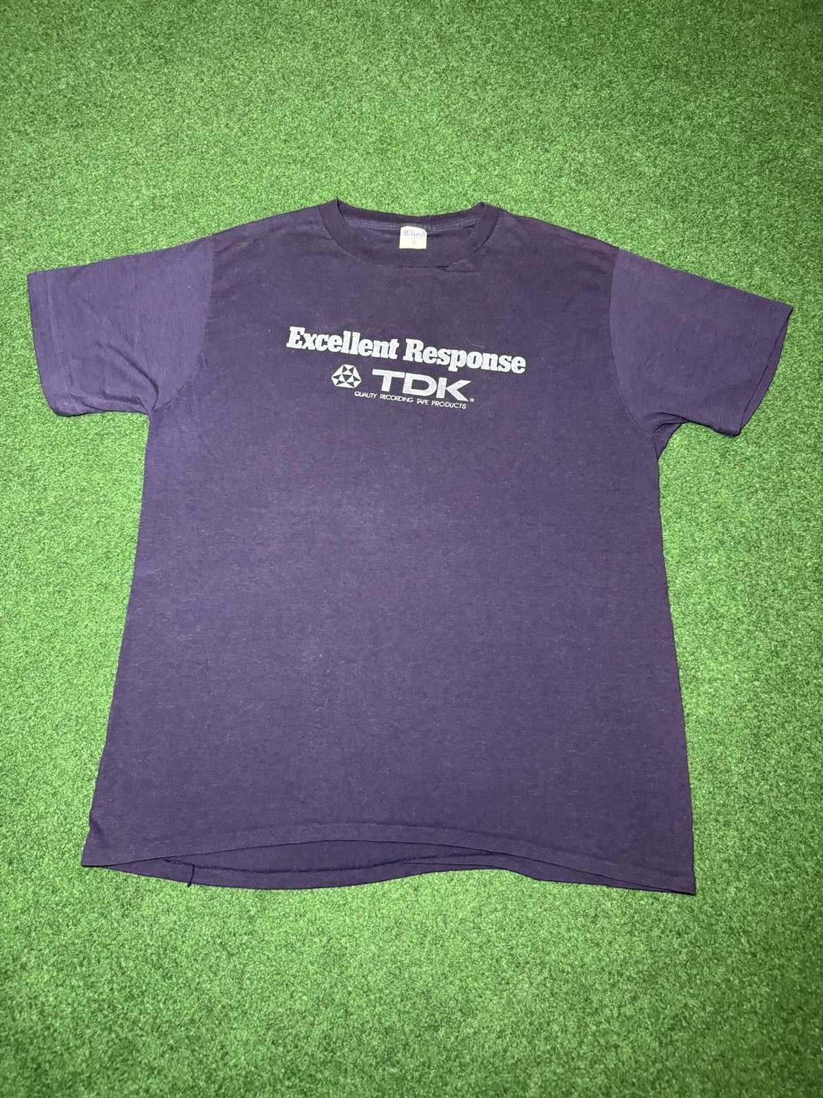 Vintage 80s TDK RARE VHS Tapes Cassette Recording T Shirt
