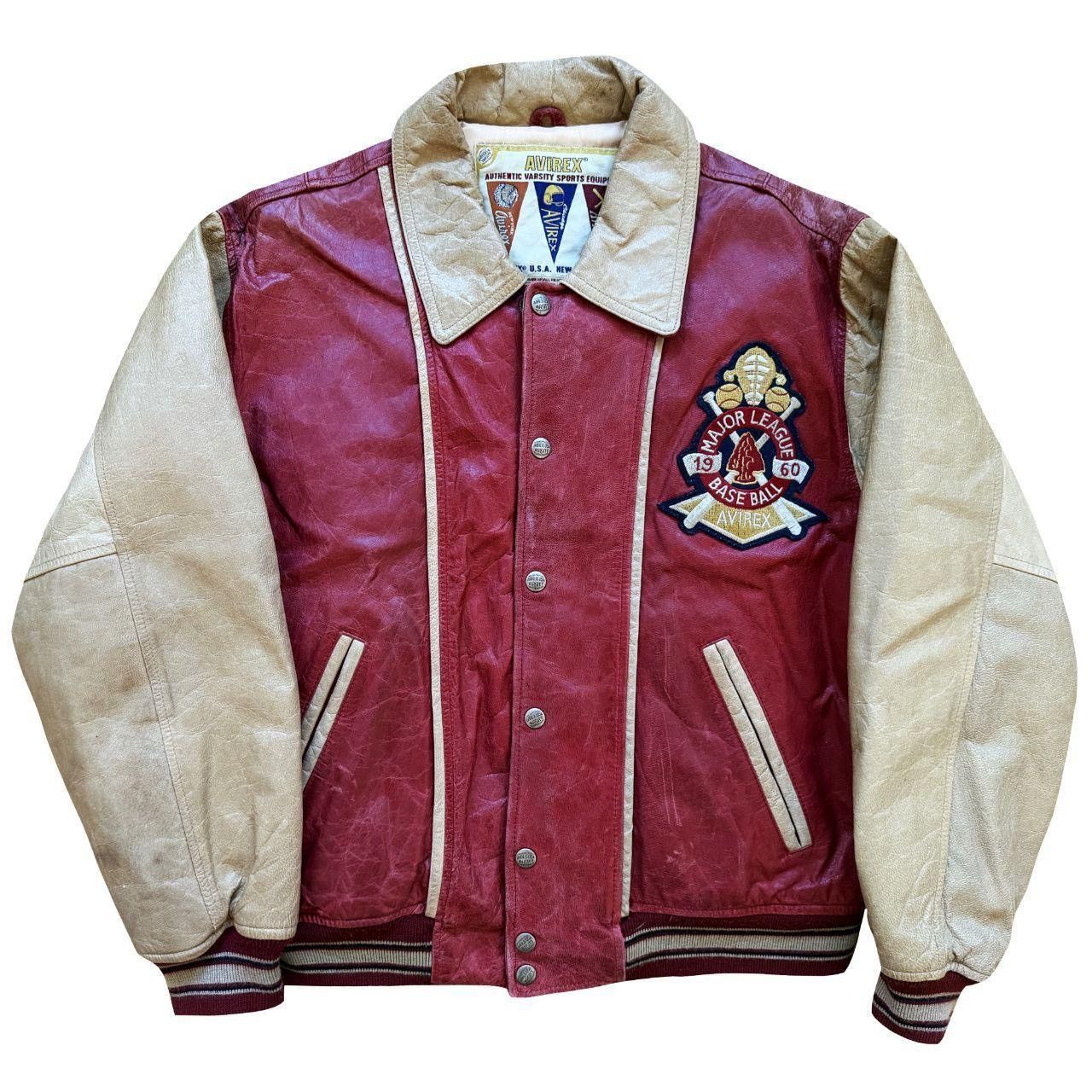 Avirex Avirex Leather Varsity Jacket Size US S / EU 44-46 / 1 - 2 Thumbnail