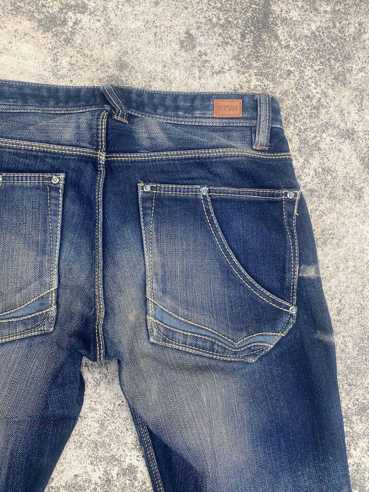 If Six Was Nine × Japanese Brand × Nicole Club Flare Jeans Nicole Club Clawmark Zipper Bootcut Size US 30 / EU 46 - 21 Thumbnail