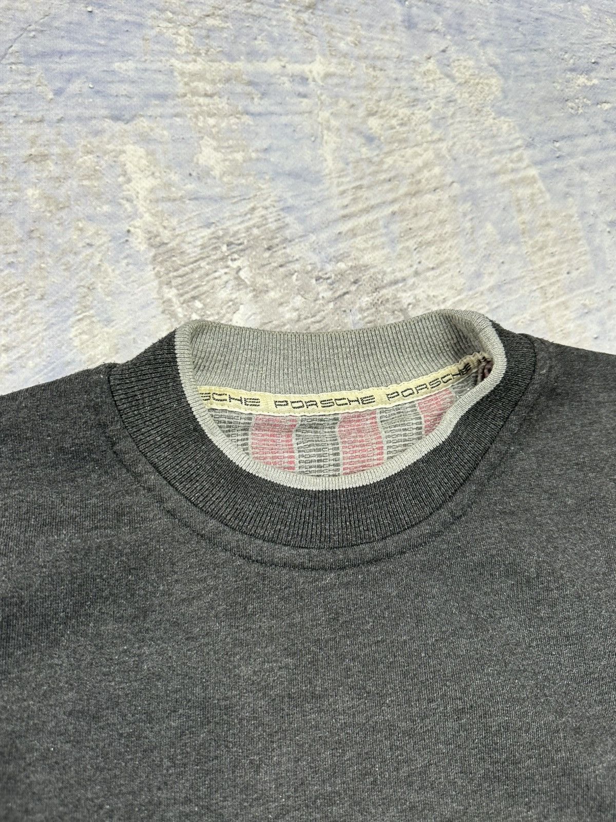 Porsche Design × Vintage Porsche vintage sweatshirt mens grey faded racing rare Size US M / EU 48-50 / 2 - 9 Thumbnail