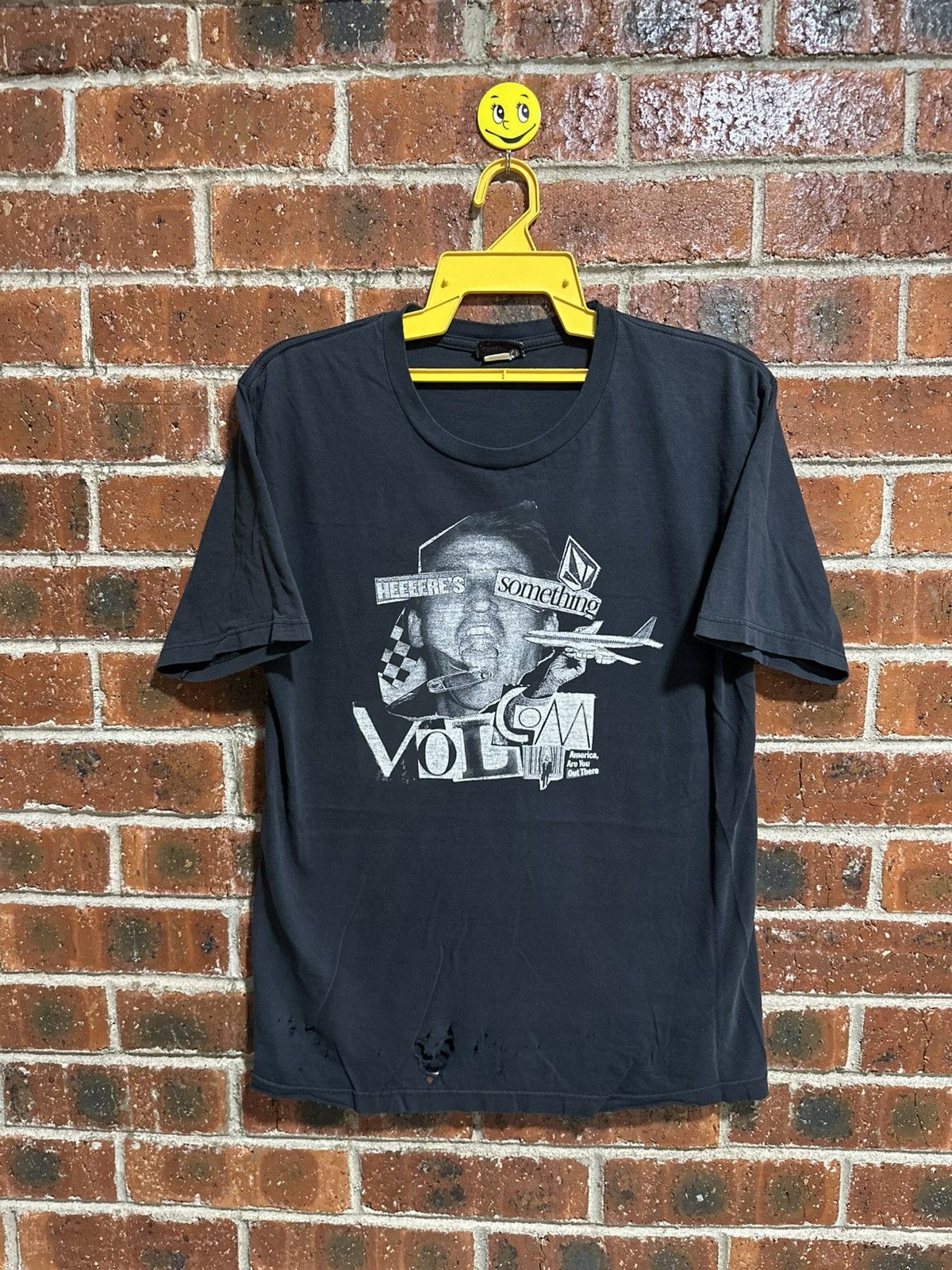 Vintage × Volcom Vintage Volcom Here’s Something Distress Tee Size US M / EU 48-50 / 2 - 1 Thumbnail