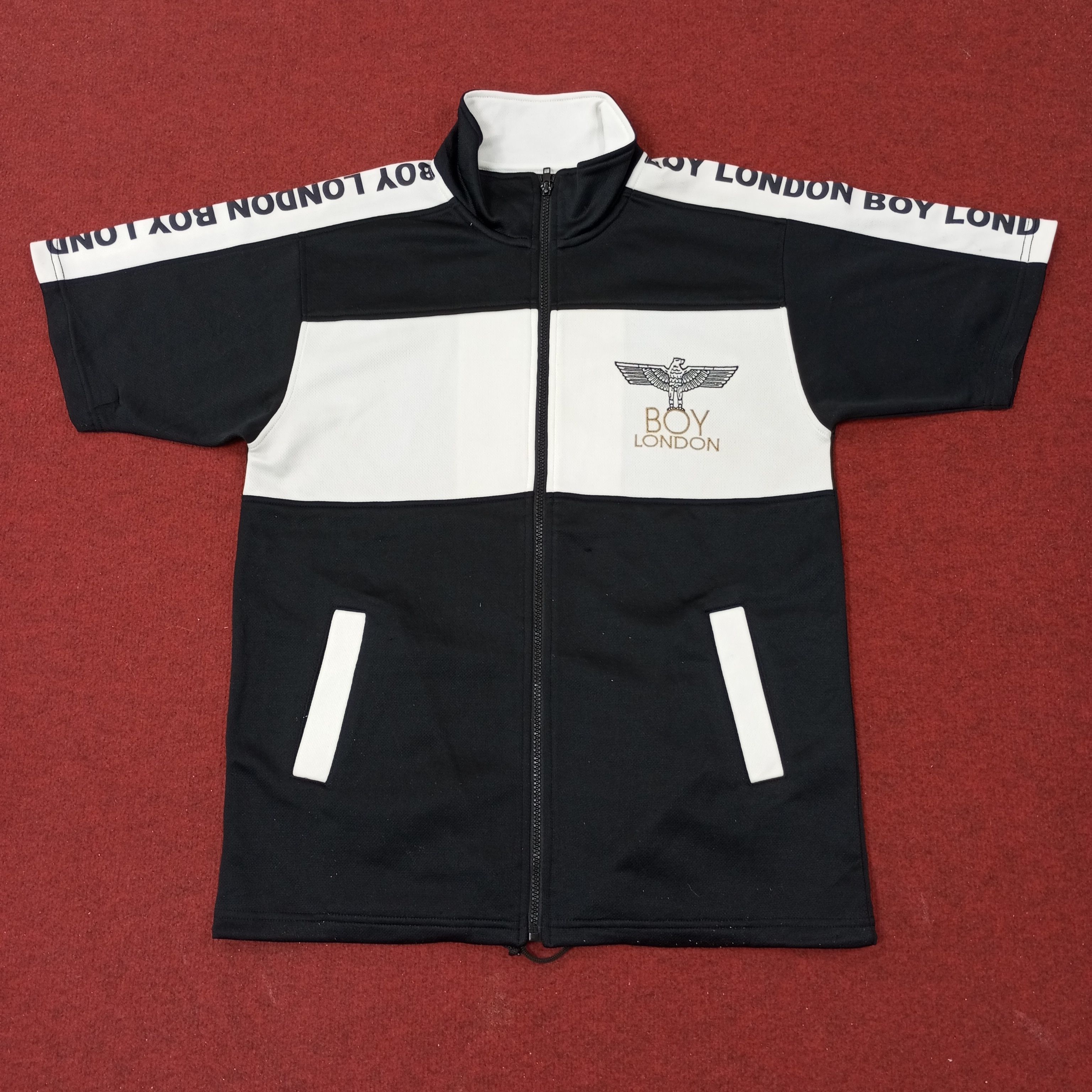 Boy London Boy London Logo Spellout Design Zipper Tshirt c239n77 Size US M / EU 48-50 / 2 - 1 Thumbnail