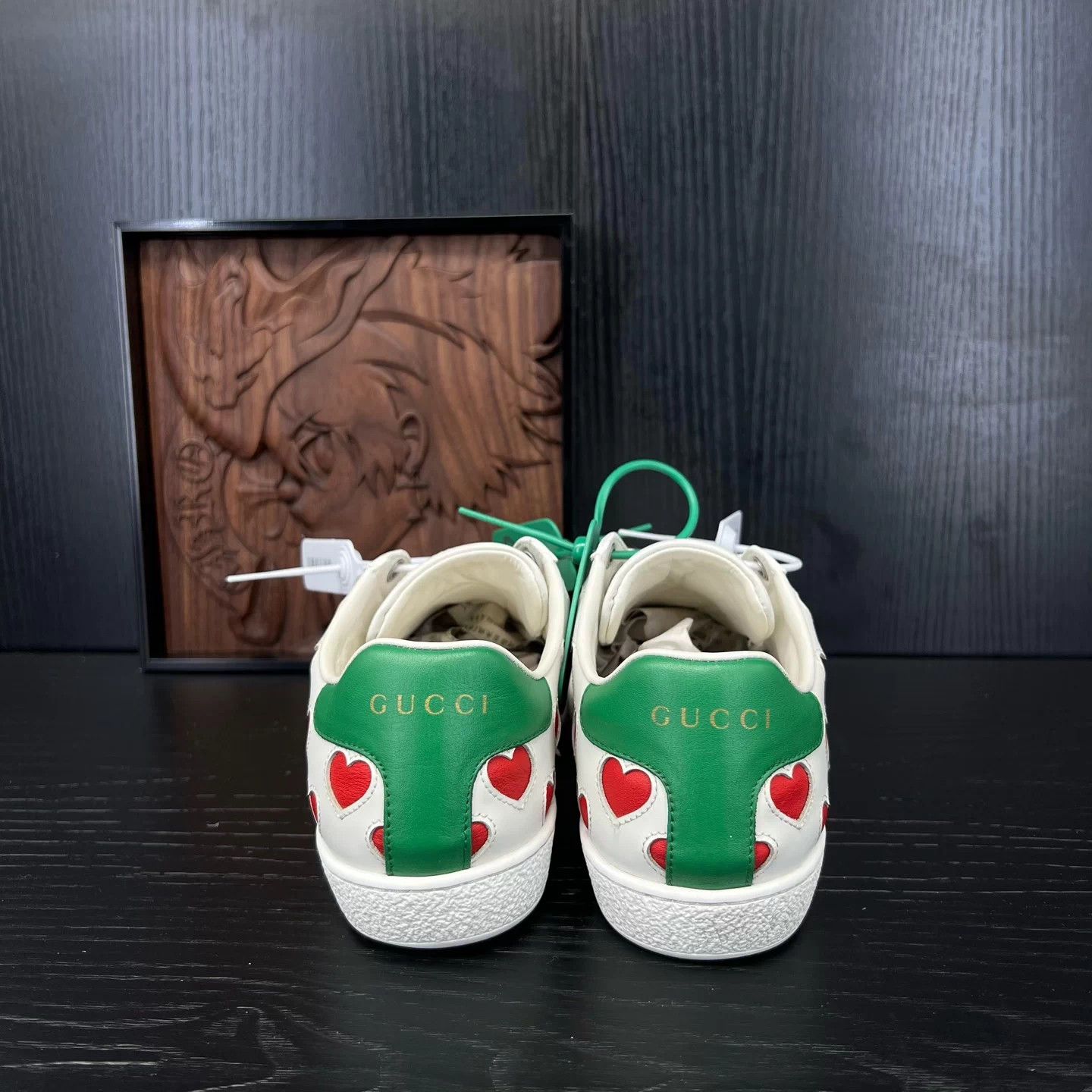 Gucci Gucci Ace White Red 35 V-Day Size US 4 / IT 34 - 5 Thumbnail