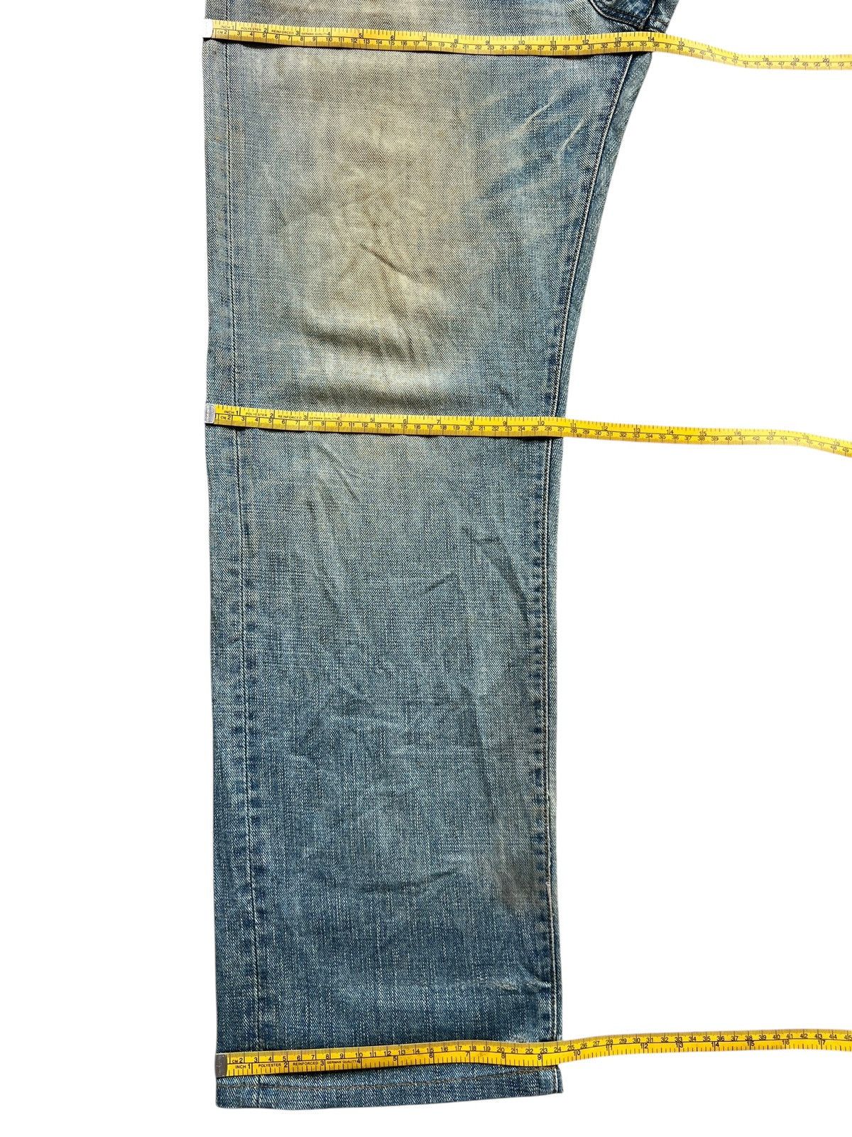 Vintage GL Heart Distressed Baggy Mudwash Denim Jeans 37x31 Size US 37 - 11 Thumbnail
