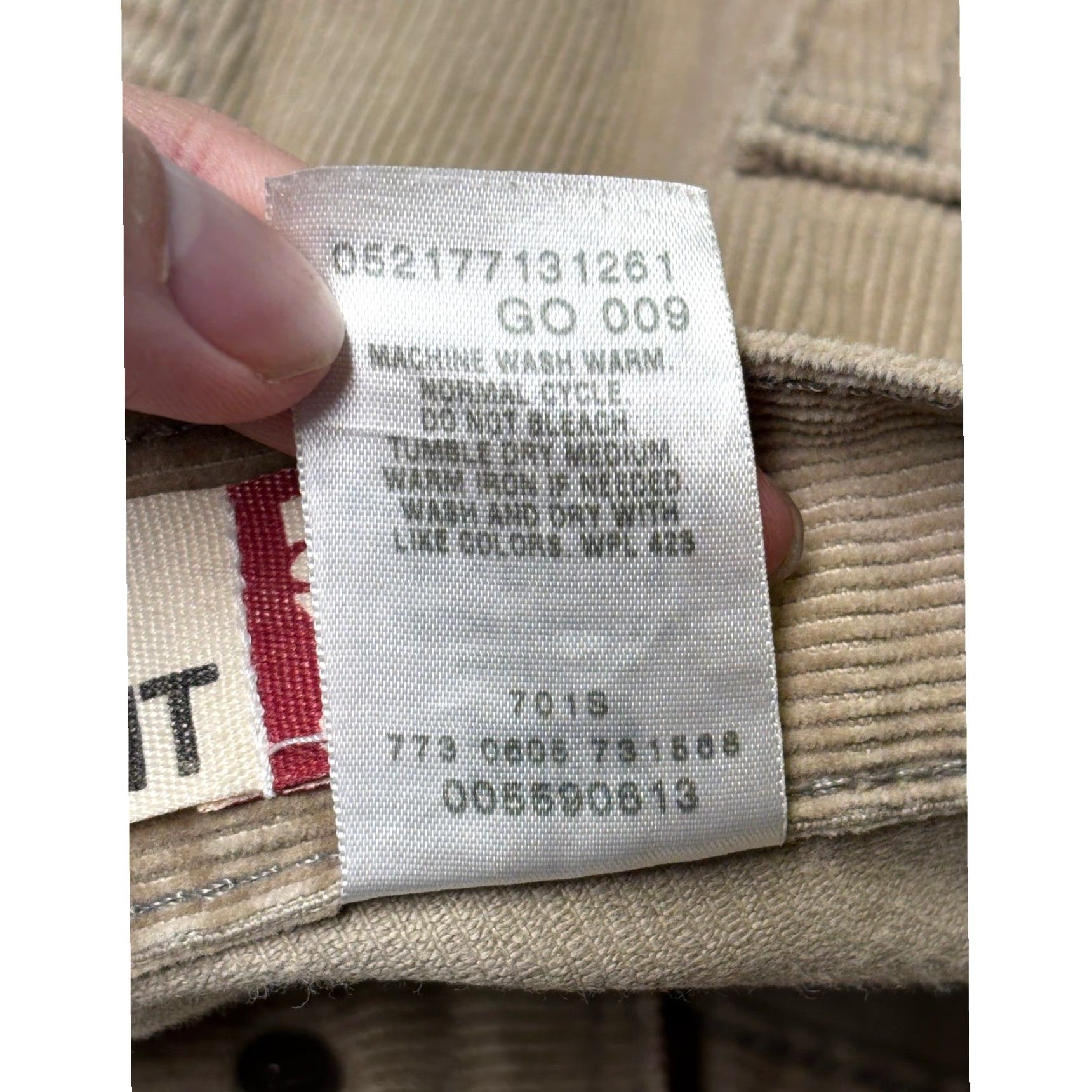 Levi's Levi's 559 Relaxed Straight Corduroy Pants Tan Mens W36 L32 Corduroy Straight Leg 90s Style Jeans Button Zip Pockets Size US 36 / EU 52 - 7 Thumbnail