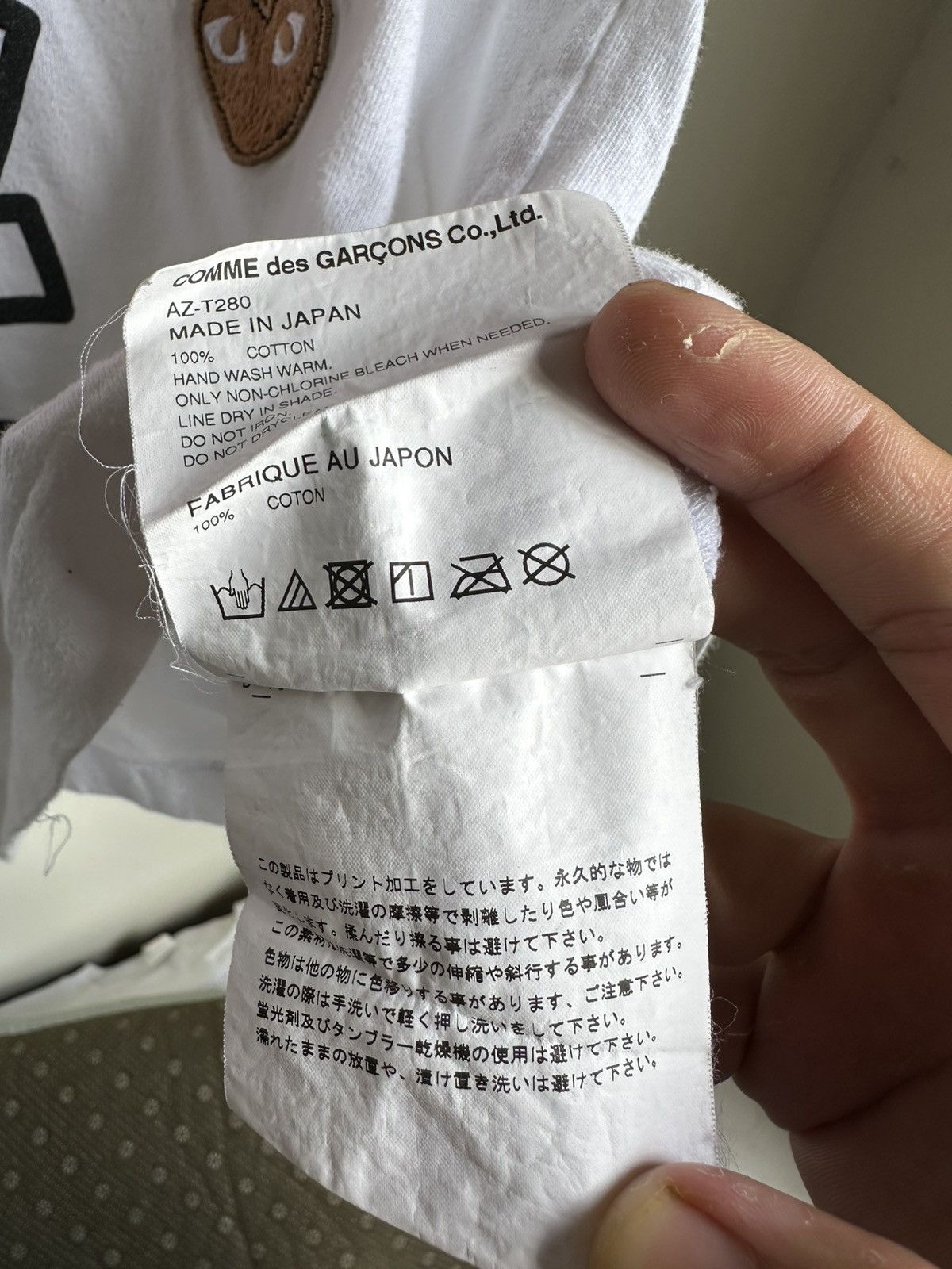 CDG by Comme des Garcons CDG Play Tshirt Size US XS / EU 42 / 0 - 9 Thumbnail