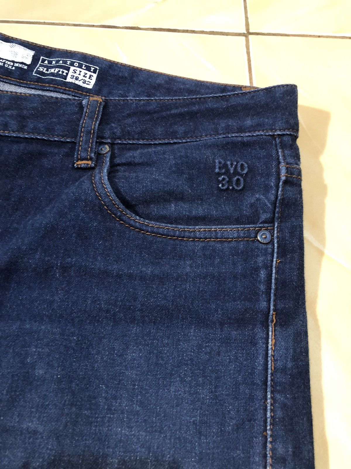 Free People Freeride EVO 3.0 Selvedge Denim Lab Jeans Size US 38 / EU 54 - 3 Thumbnail