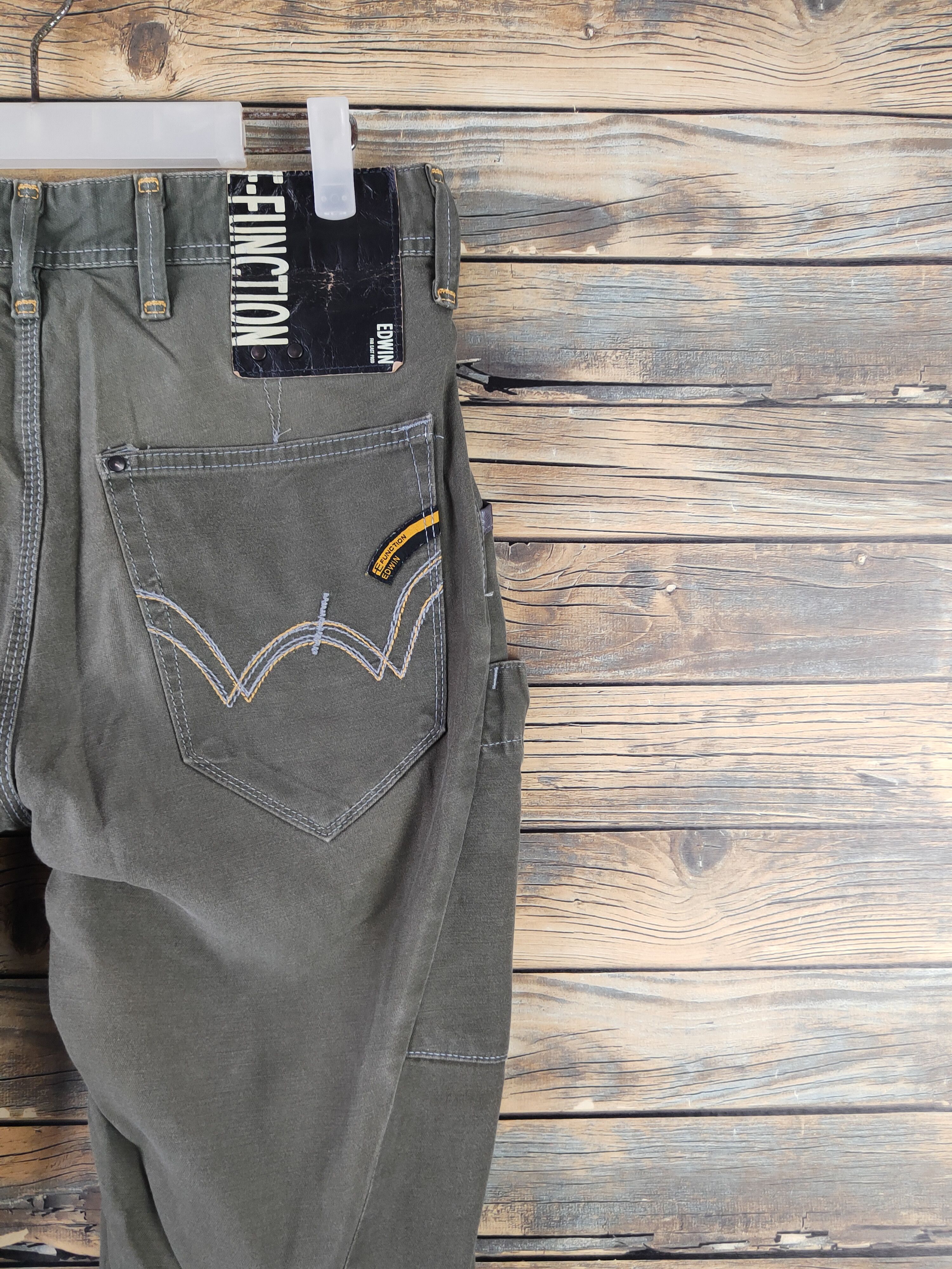 Edwin DL Edwin Efunction Dark Olive Multipocket Cargo Pants# 1946 Size US 28 / EU 44 - 12 Thumbnail
