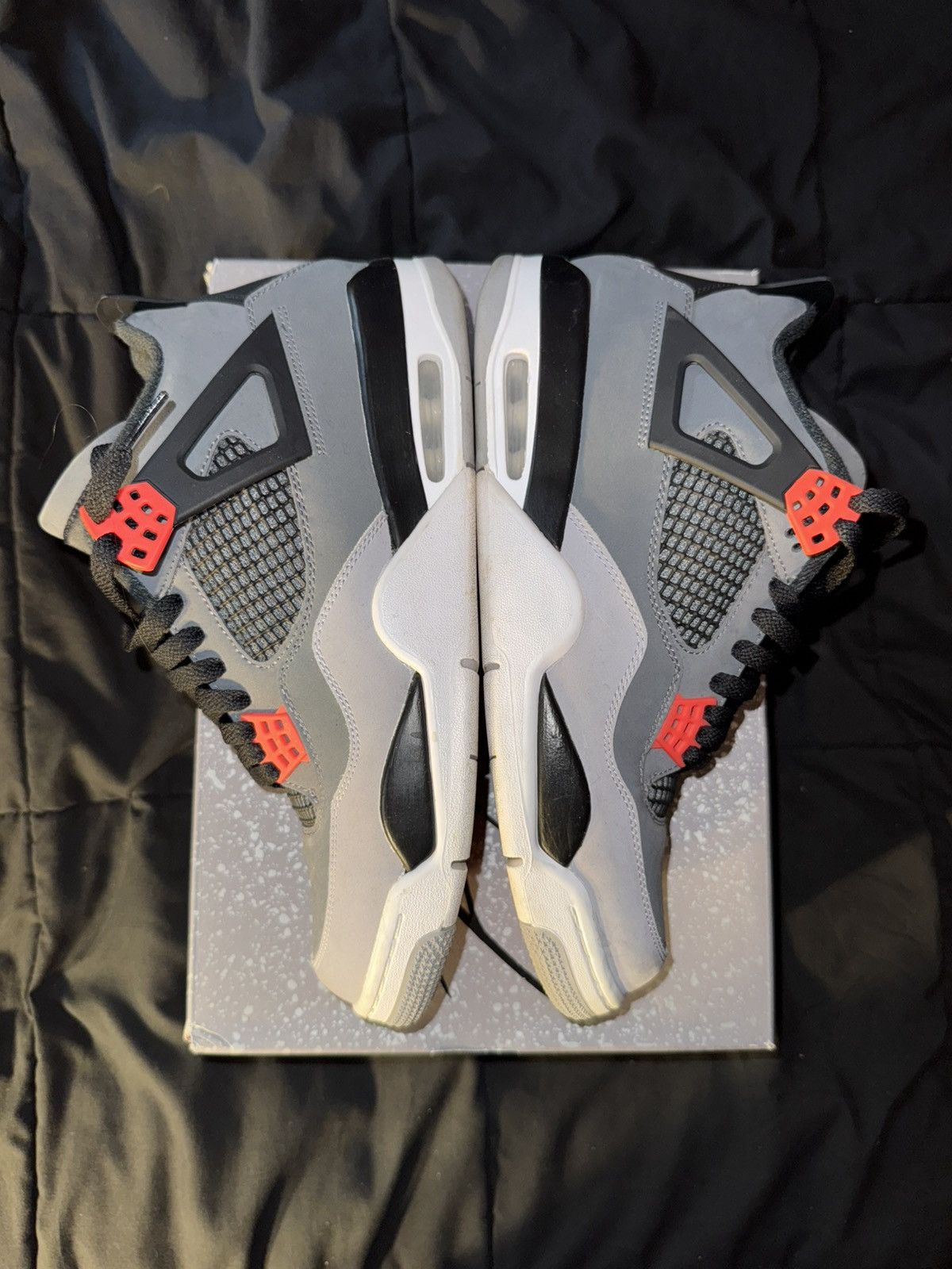 Jordan Brand × Nike Air Jordan 4 Retro Infrared Size US 10.5 / EU 43-44 - 4 Thumbnail
