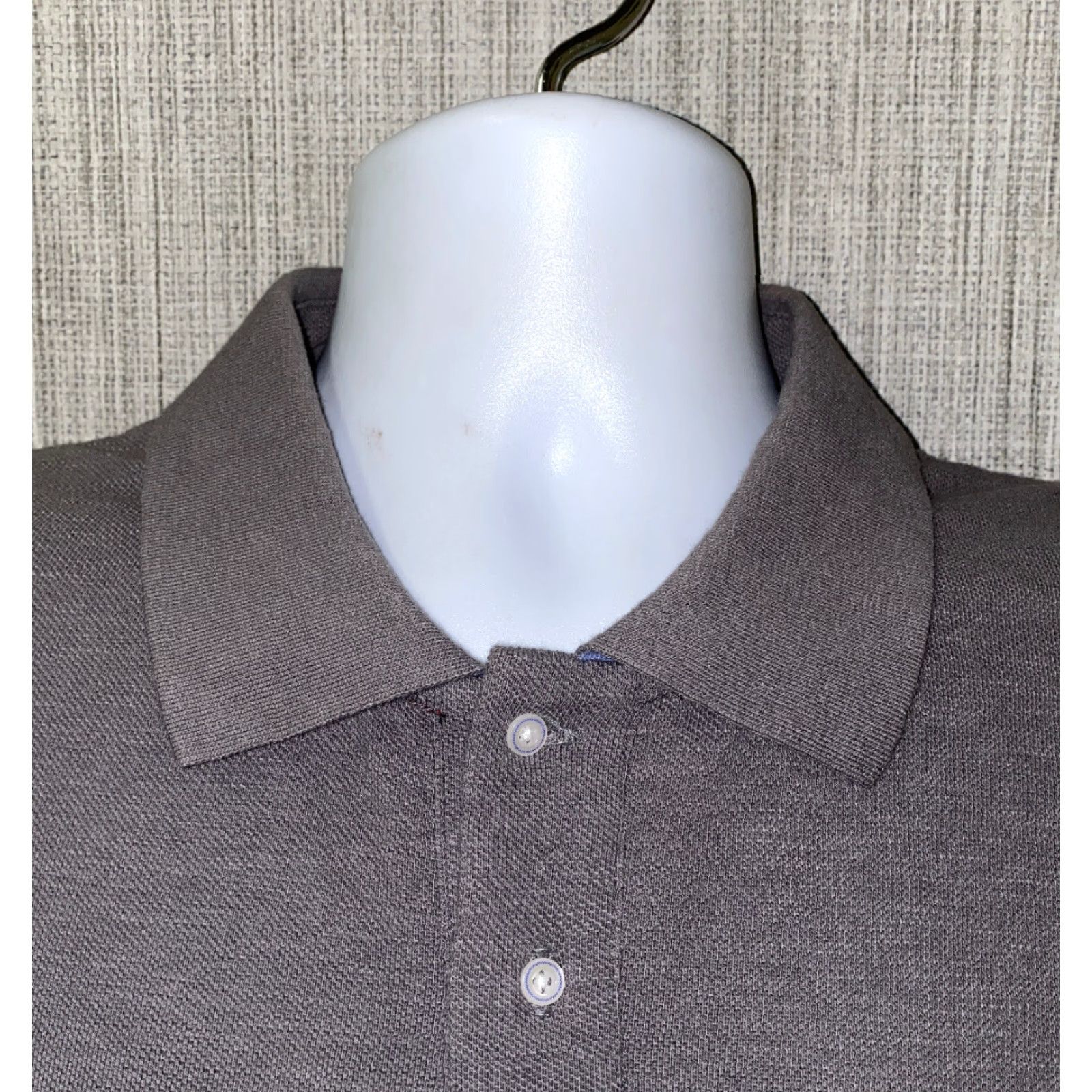 Robert Graham Robert Graham Polo Shirt Mens Gray Short Sleeve Golf Size L Size US L / EU 52-54 / 3 - 5 Thumbnail