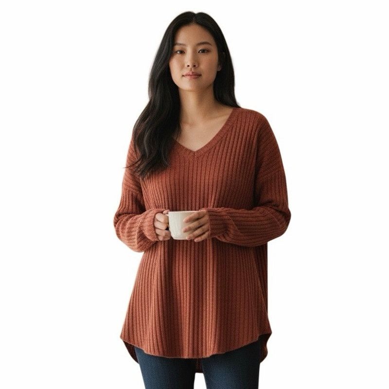 The Unbranded Brand Automet Long Sleeve Burgundy Shirt Size Medium Size M / US 6-8 / IT 42-44 - 1 Thumbnail