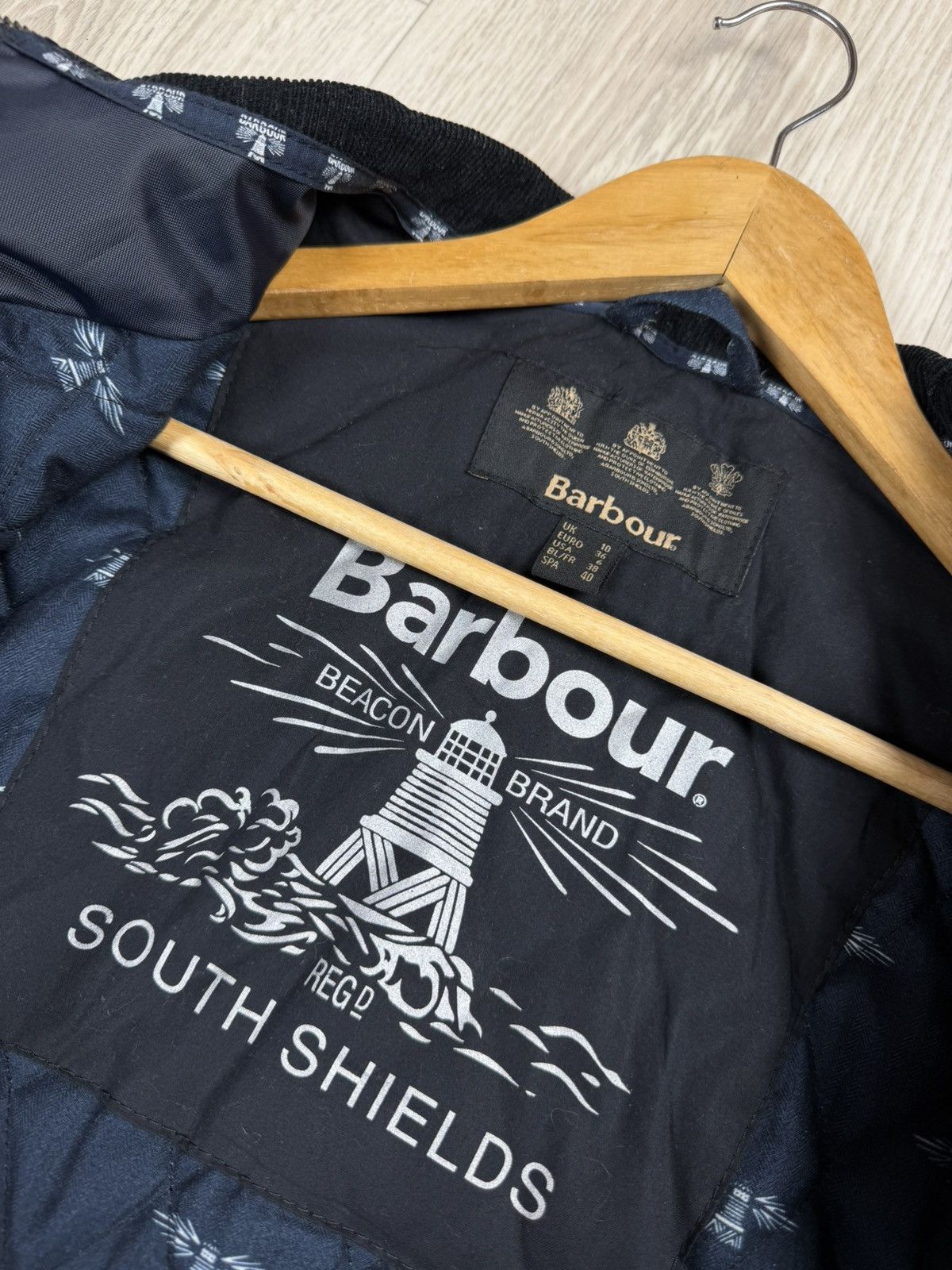 Barbour Barbour Filey Wax Jacket Ladies UK 10 Navy Size M / US 6-8 / IT 42-44 - 7 Thumbnail