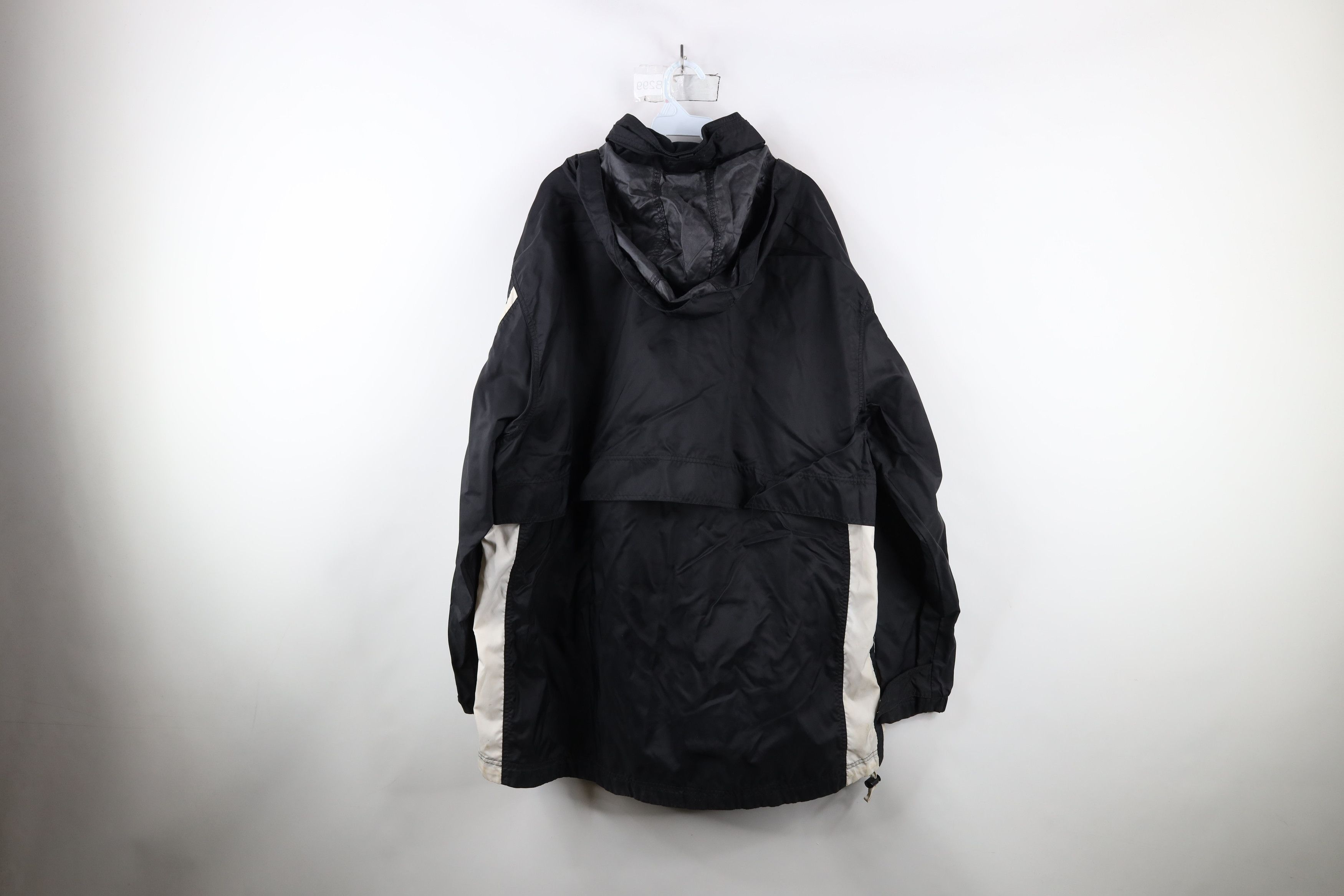 Nike × Vintage Vintage 90s Nike Scott Mini Swoosh Hooded Anorak Jacket Size US XXL / EU 58 / 5 - 15 Thumbnail
