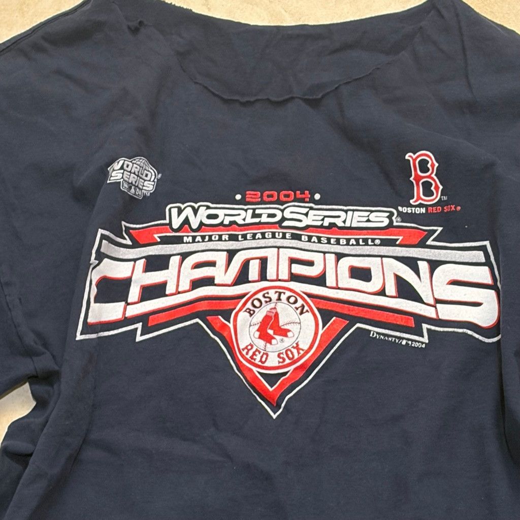 Gildan × MLB Dynasty Brand Boston Red Sox Vintage Y2K 2004 Womans Size L Size L / US 10 / IT 46 - 2 Thumbnail