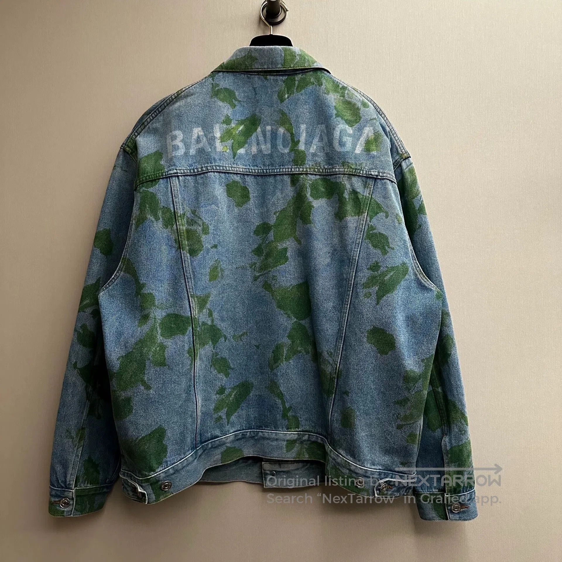 Balenciaga balenciaga moss print denim jacket size 34. Size US S / EU 44-46 / 1 - 2 Thumbnail
