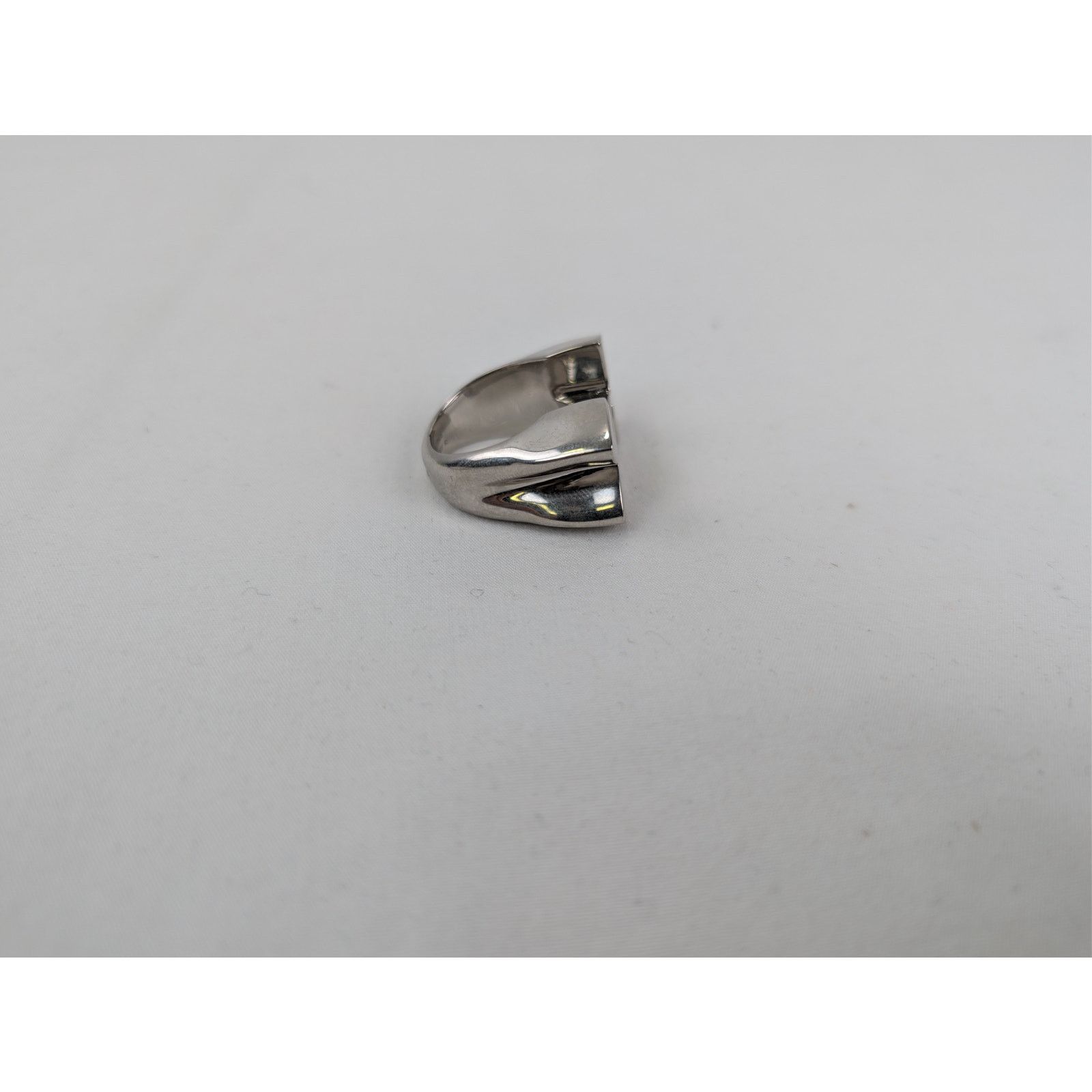 Balenciaga × Under Armour o1rshd1 Size: 62 / Recycled Brass Signature Ring in Silver Size ONE SIZE - 5 Thumbnail