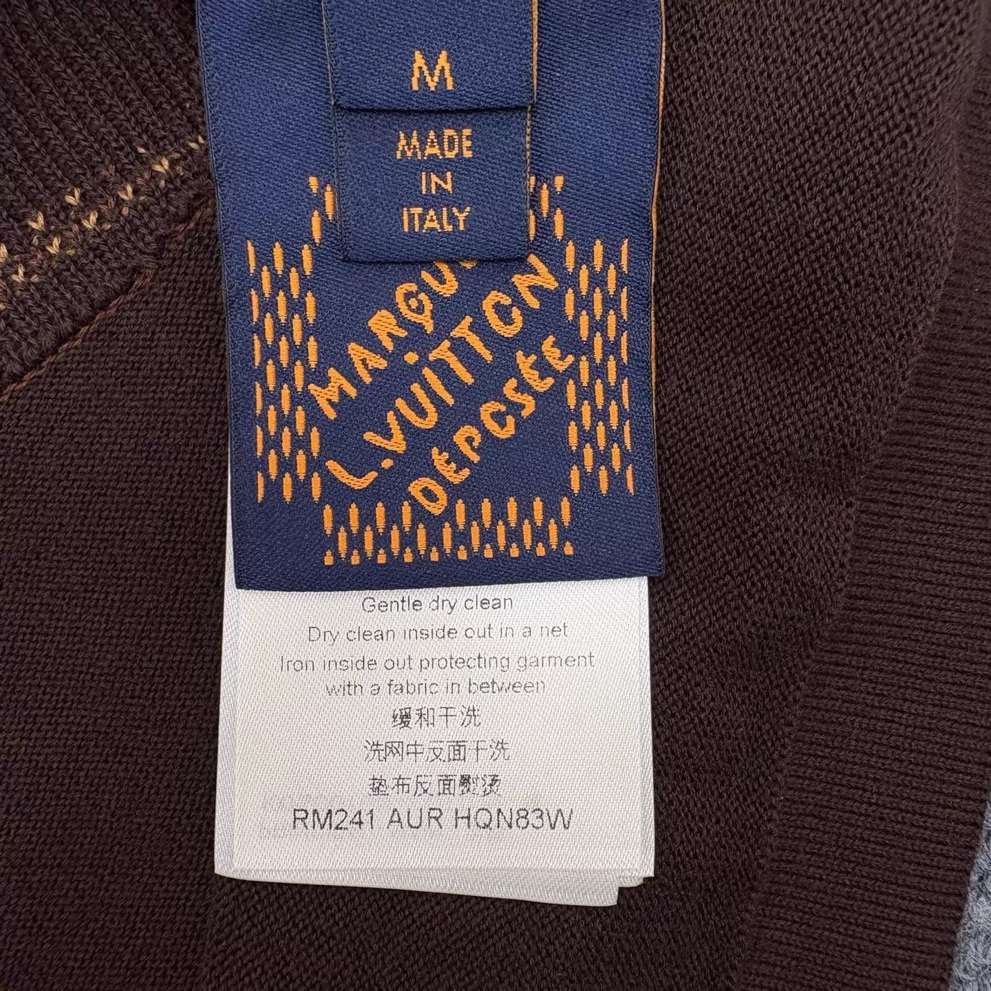 Louis Vuitton Louis Vuitton Pharrell Knit SS Intarsia Logo M Size US M / EU 48-50 / 2 - 7 Thumbnail