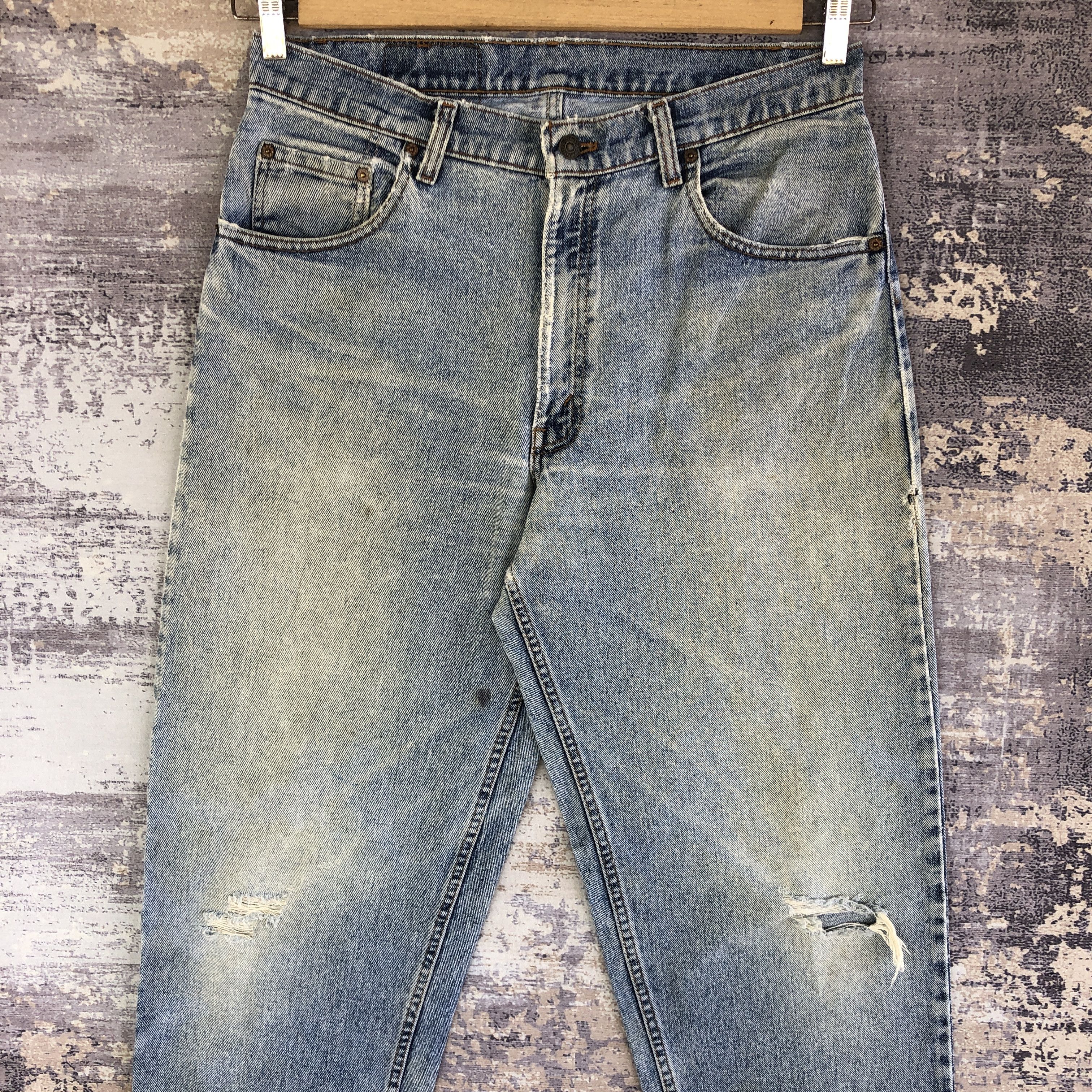 Levi's Vintage Levis 560 Faded Dirty Jeans Levi's Distressed Denim Size US 32 / EU 48 - 3 Thumbnail