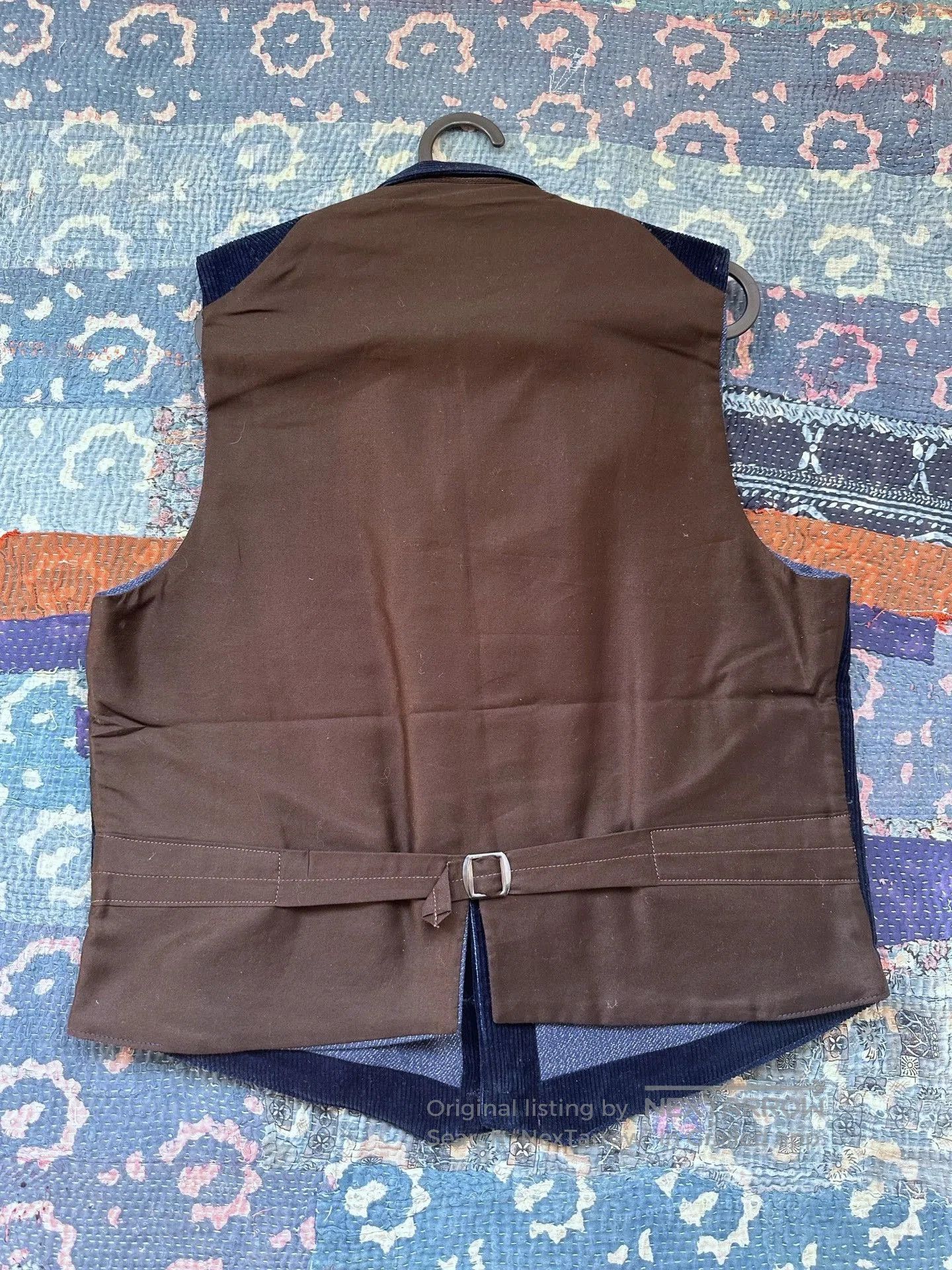 Mister Freedom Mister Freedom 00s Indigo Corduroy French Workwear Vest. Size US M / EU 48-50 / 2 - 2 Thumbnail