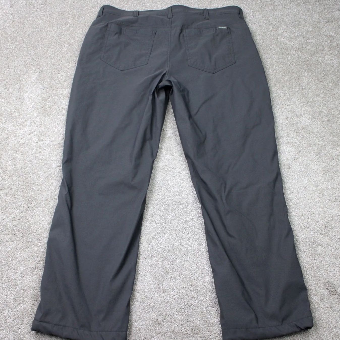 Eddie Bauer Eddie Bauer Pants Men 40x30 Gray Fleece Lined Tech Nylon Stretch Cargo Pocket Slim Straight 5-Pocket Size US 40 / EU 56 - 6 Thumbnail