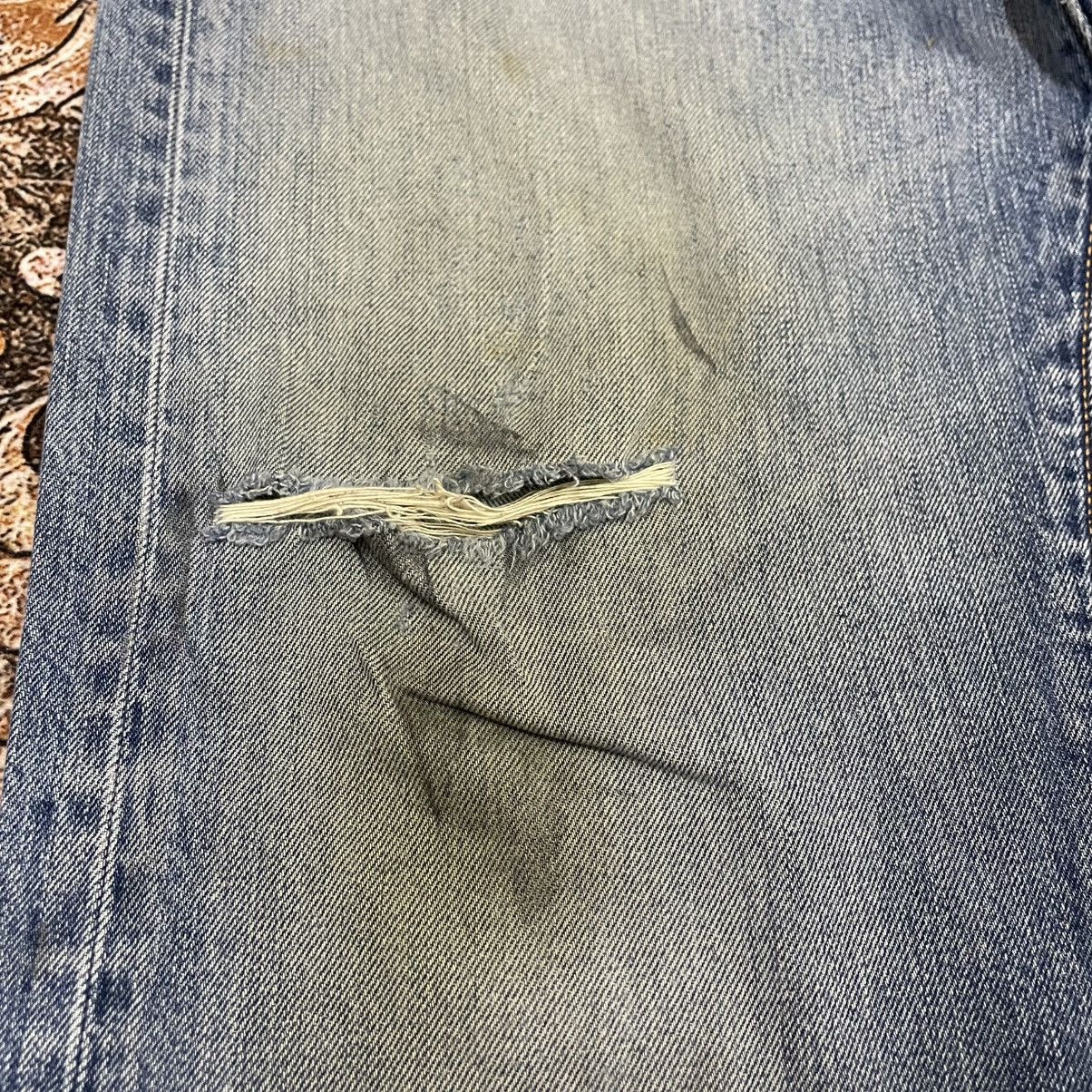 Levi's Vintage Clothing 🔥Vintage Levis 501 Stoned Washed Ripped Distress Dirty Denim Size US 34 / EU 50 - 8 Thumbnail