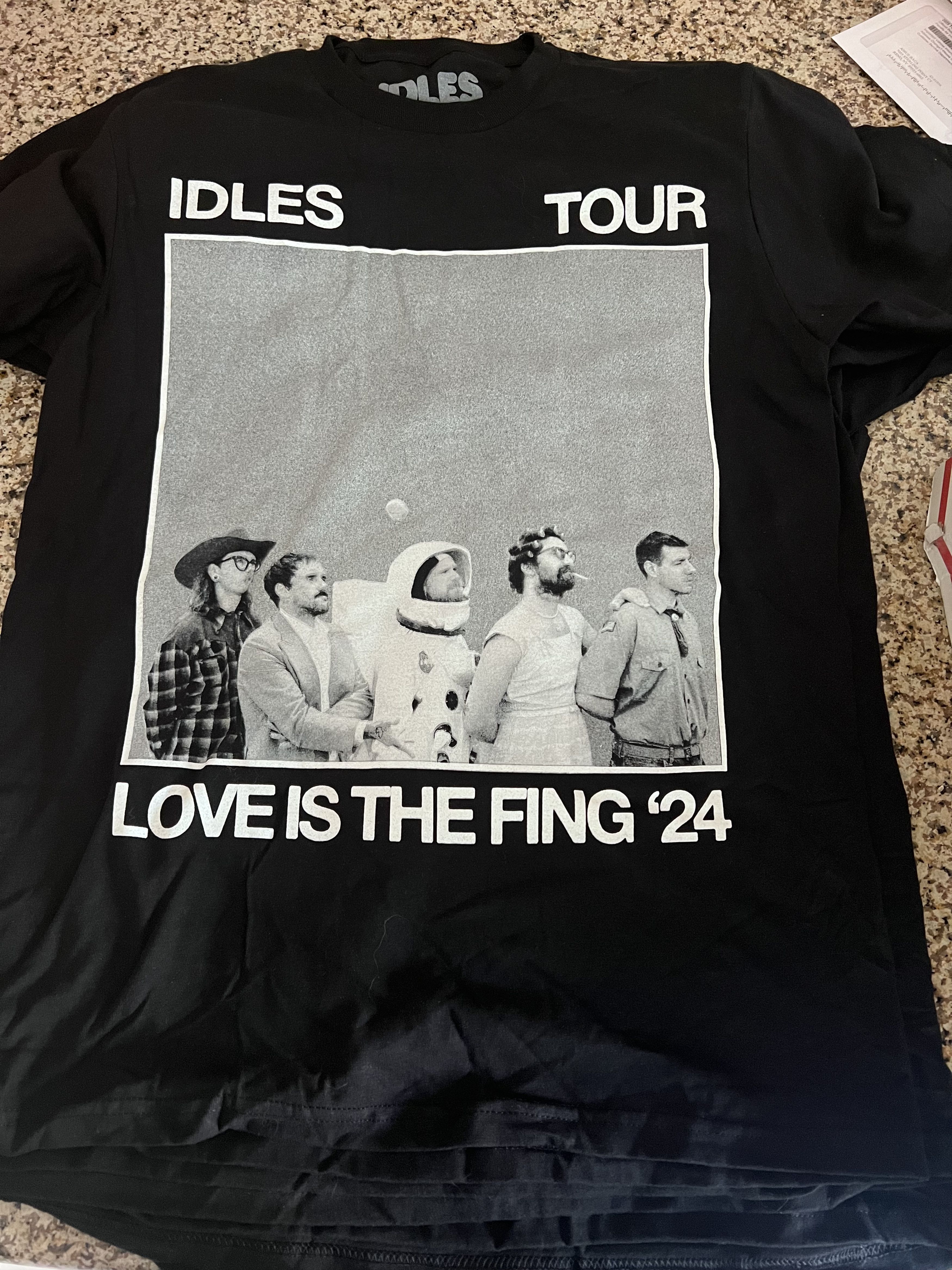 Band Tees IDLES Love Is the Fing 2024 Official Tour Size Medium Size US M / EU 48-50 / 2 - 1 Thumbnail