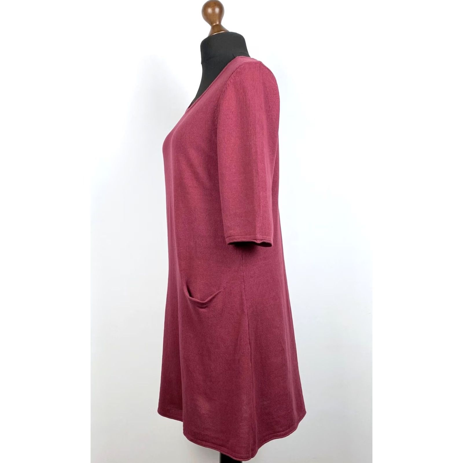 Vintage Gudrun Sjoden womens linen blend Multicoloured Midi Dress Size M Size M / US 6-8 / IT 42-44 - 2 Thumbnail