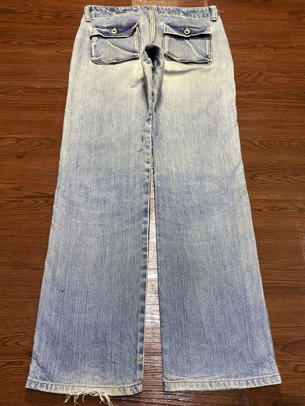 KOJIMA GENES Vintage Japanese Brand Kojima Faded Distressed Bush Jeans Size US 30 / EU 46 - 2 Thumbnail