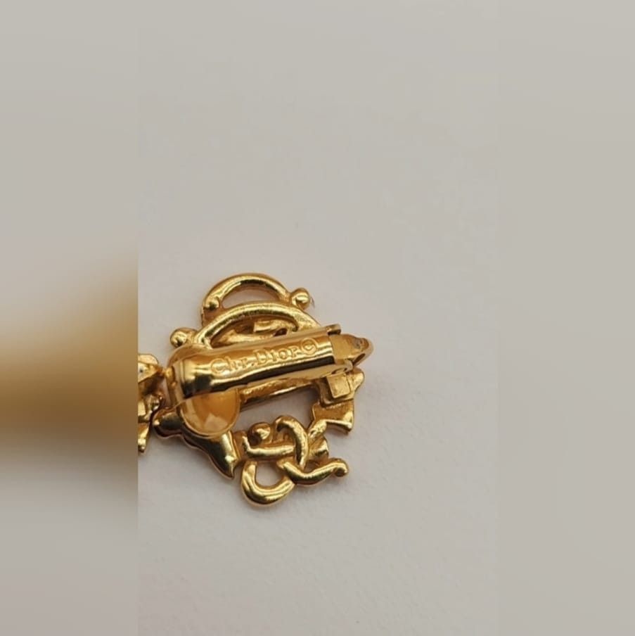 Dior Christian Dior 2000s Logo clip-on earrings Size ONE SIZE - 5 Thumbnail
