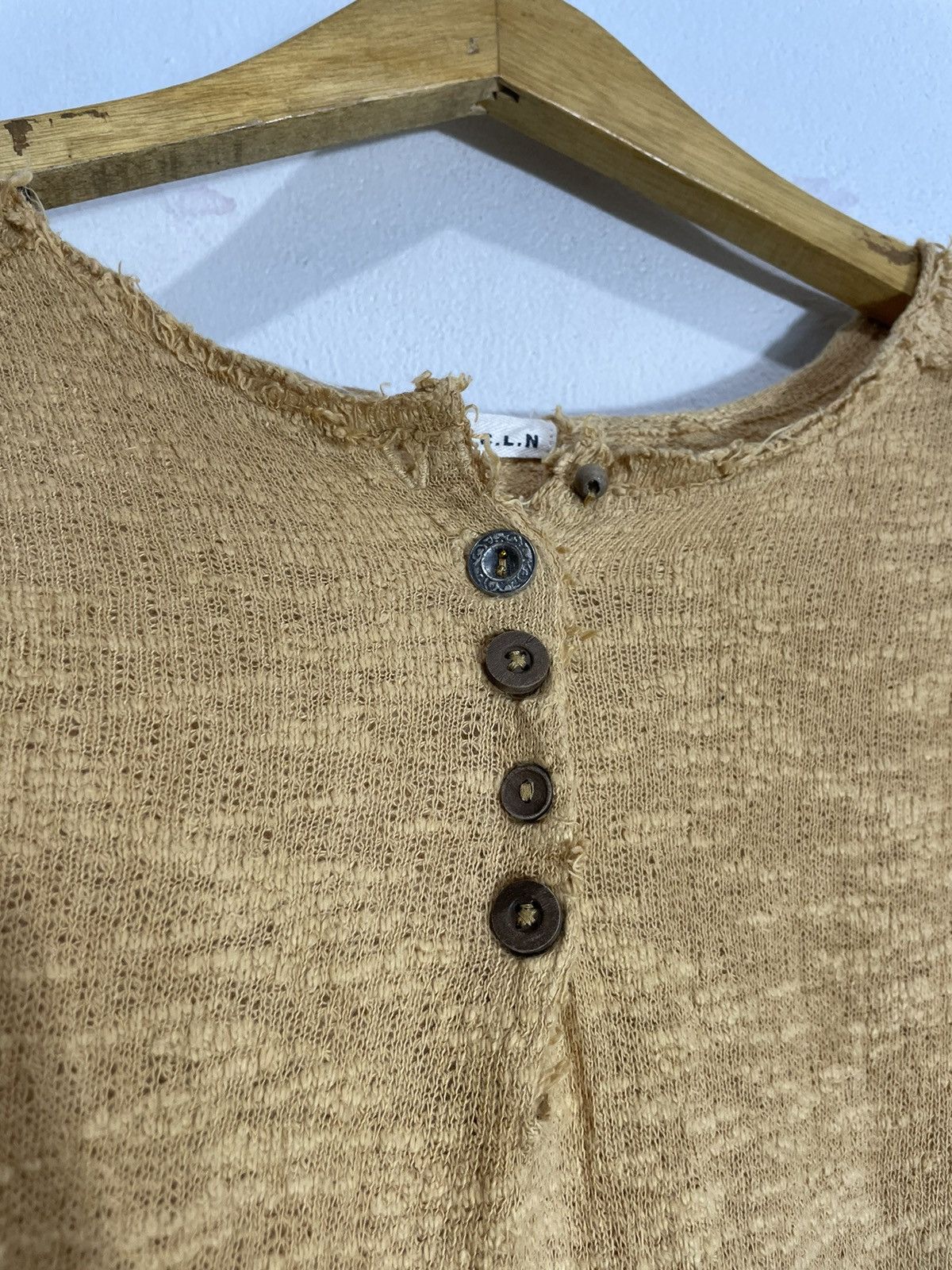 If Six Was Nine Japanese Half Button Longsleeve distressed style Size M / US 6-8 / IT 42-44 - 7 Thumbnail