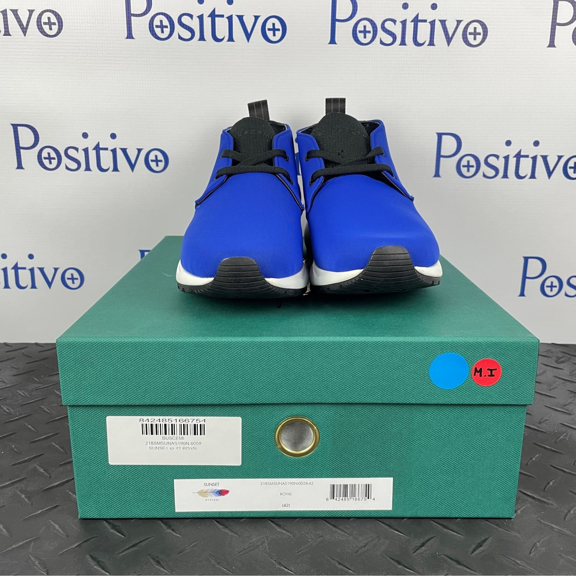Buscemi Buscemi Sunset Royal Leather Sneakers US 9 SAMPLE w/ Defect Size US 9 / EU 42 - 8 Thumbnail