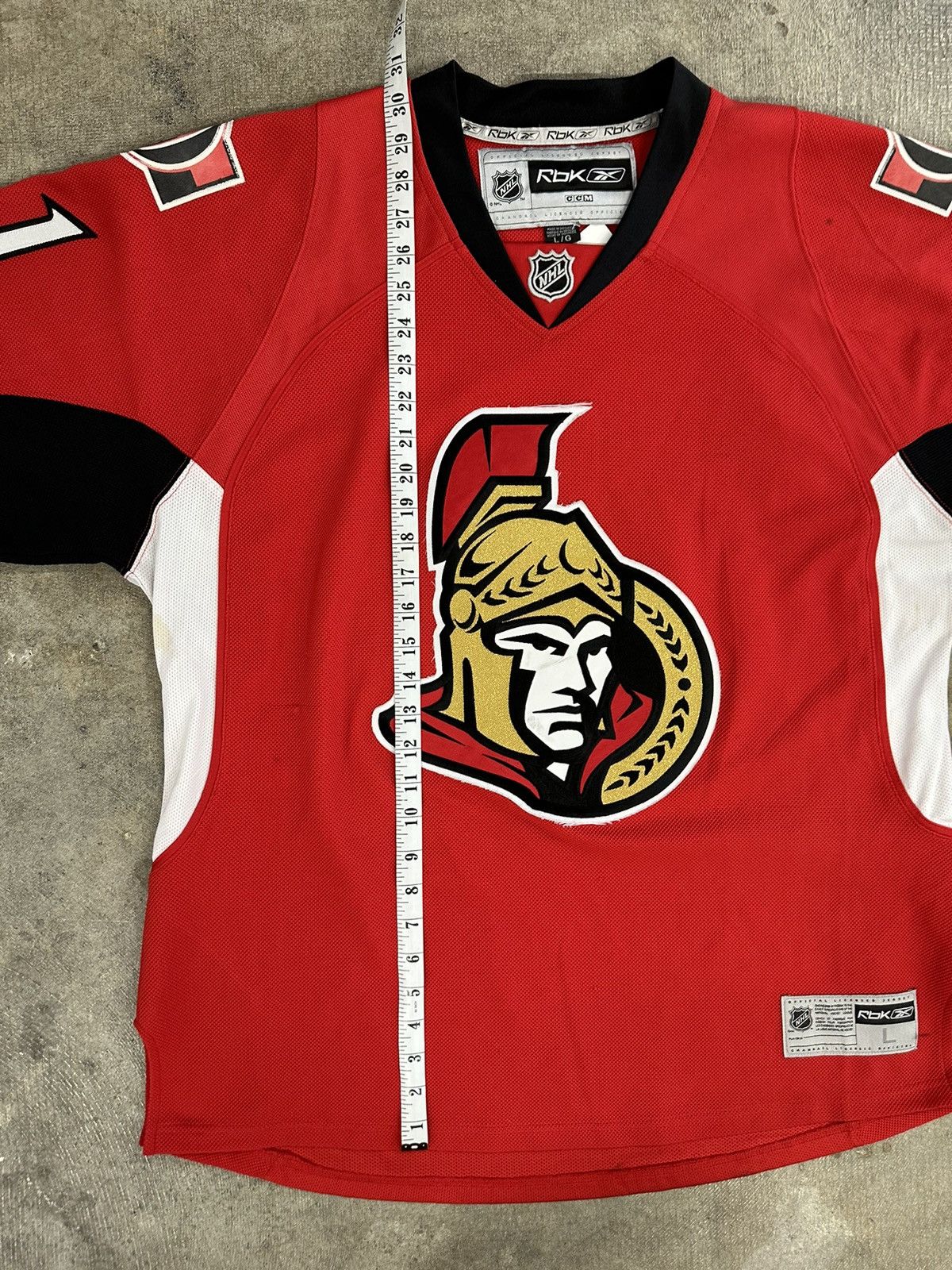 Reebok × Vintage Crazy Y2K Ottawa Senators Reebok Hockey Jersey #21 Size US L / EU 52-54 / 3 - 15 Thumbnail