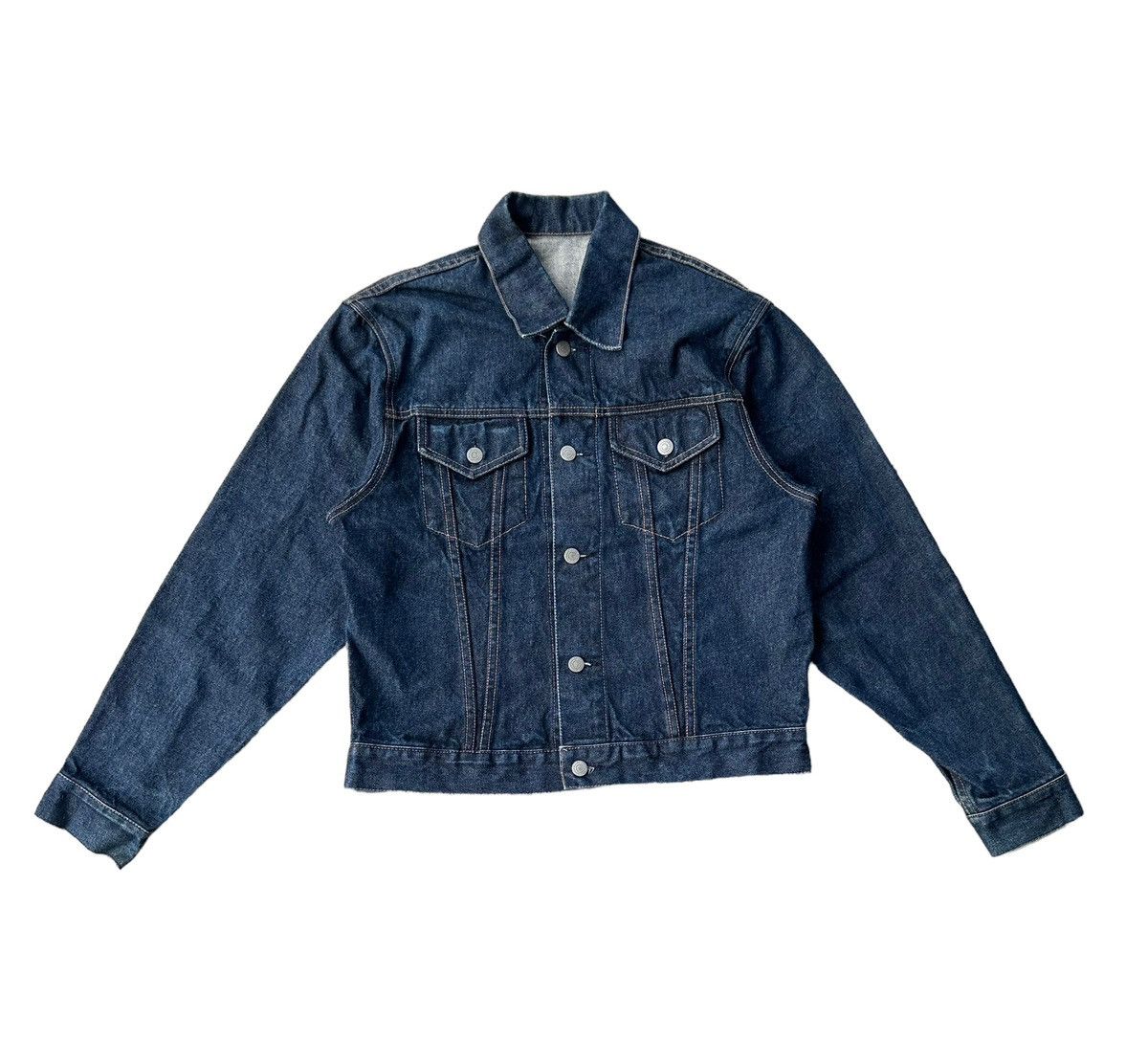 Vintage Vintage World jeans trucker denim jacket Size US M / EU 48-50 / 2 - 3 Thumbnail