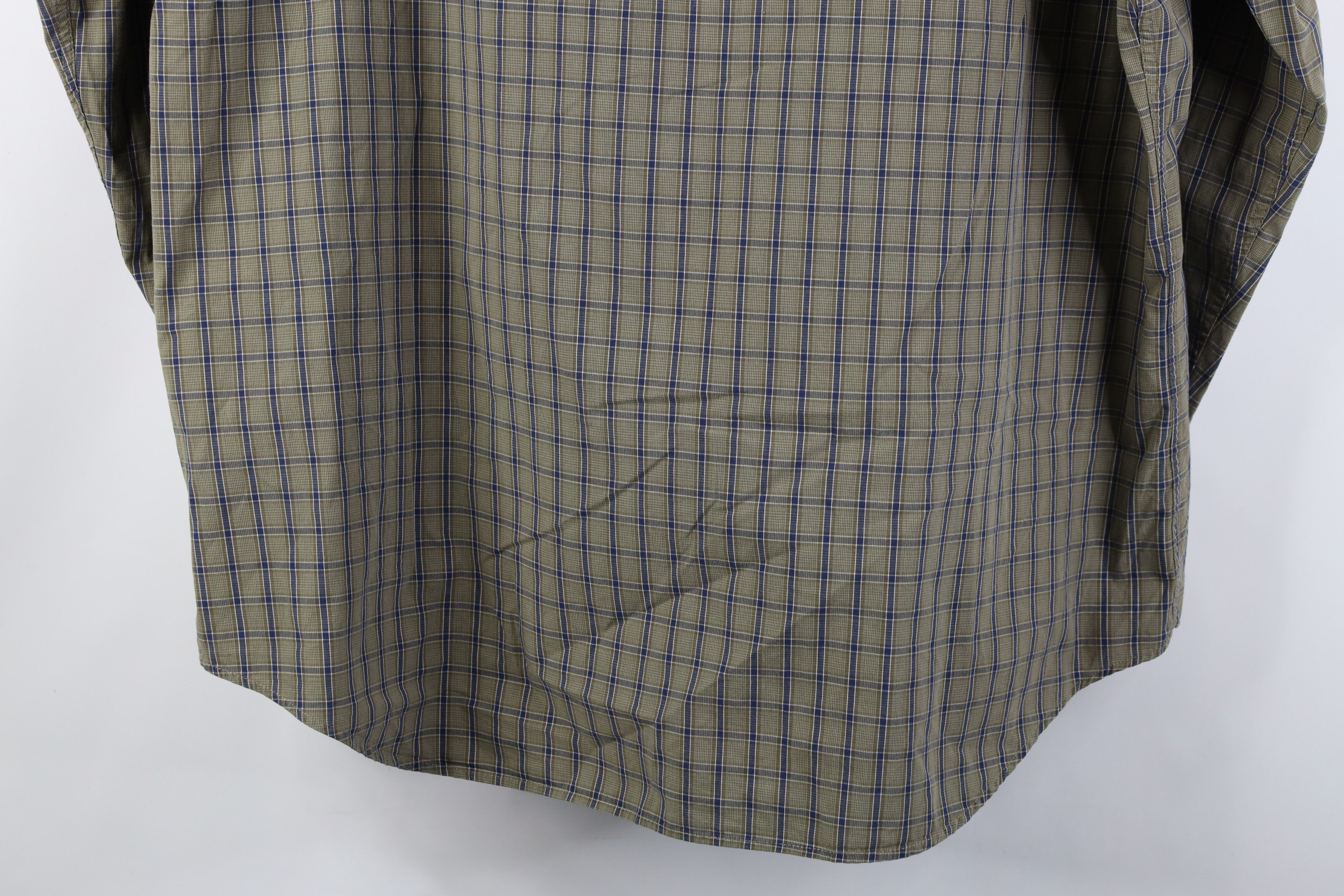 J.Crew Vintage 90s J Crew Collared Button Shirt Green Plaid Cotton Size US XL / EU 56 / 4 - 12 Thumbnail