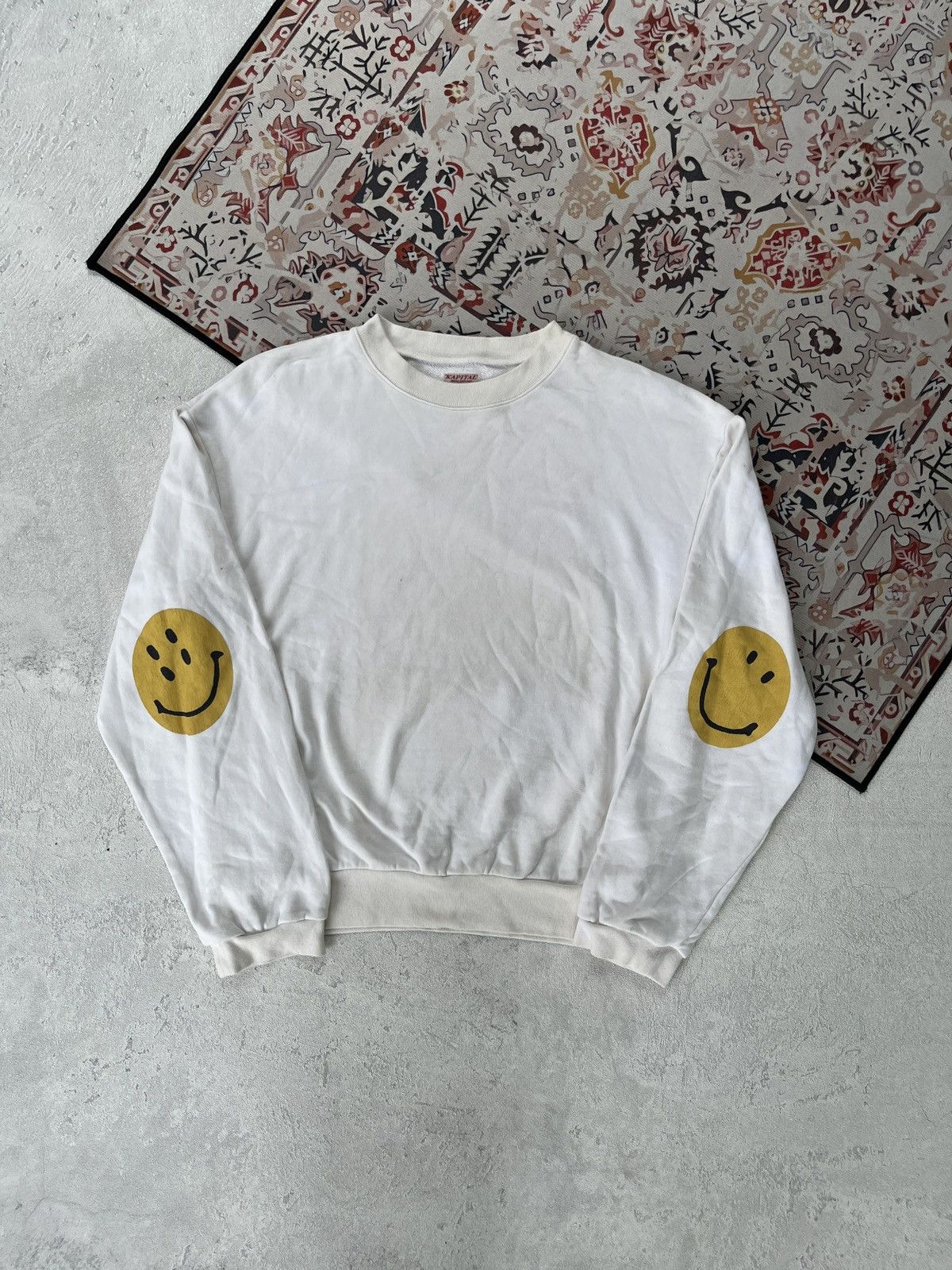 Kapital KAPITAL Smiley face crewneck sweatershirt Size US M / EU 48-50 / 2 - 1 Thumbnail