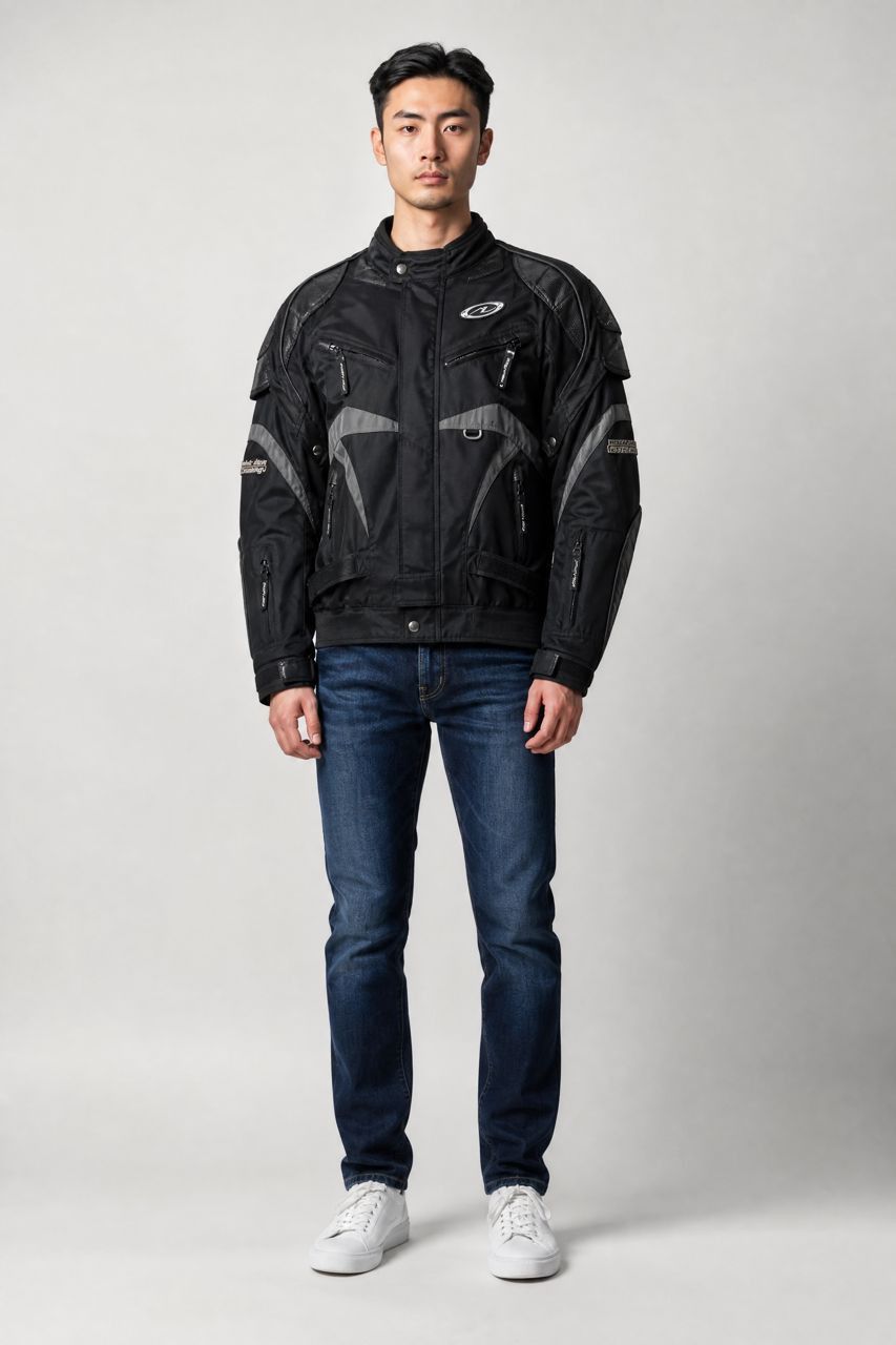 Japanese Brand Vintage Rough & Road Armortex Motorcycle Touring Jacket Y2K Size US L / EU 52-54 / 3 - 1 Thumbnail