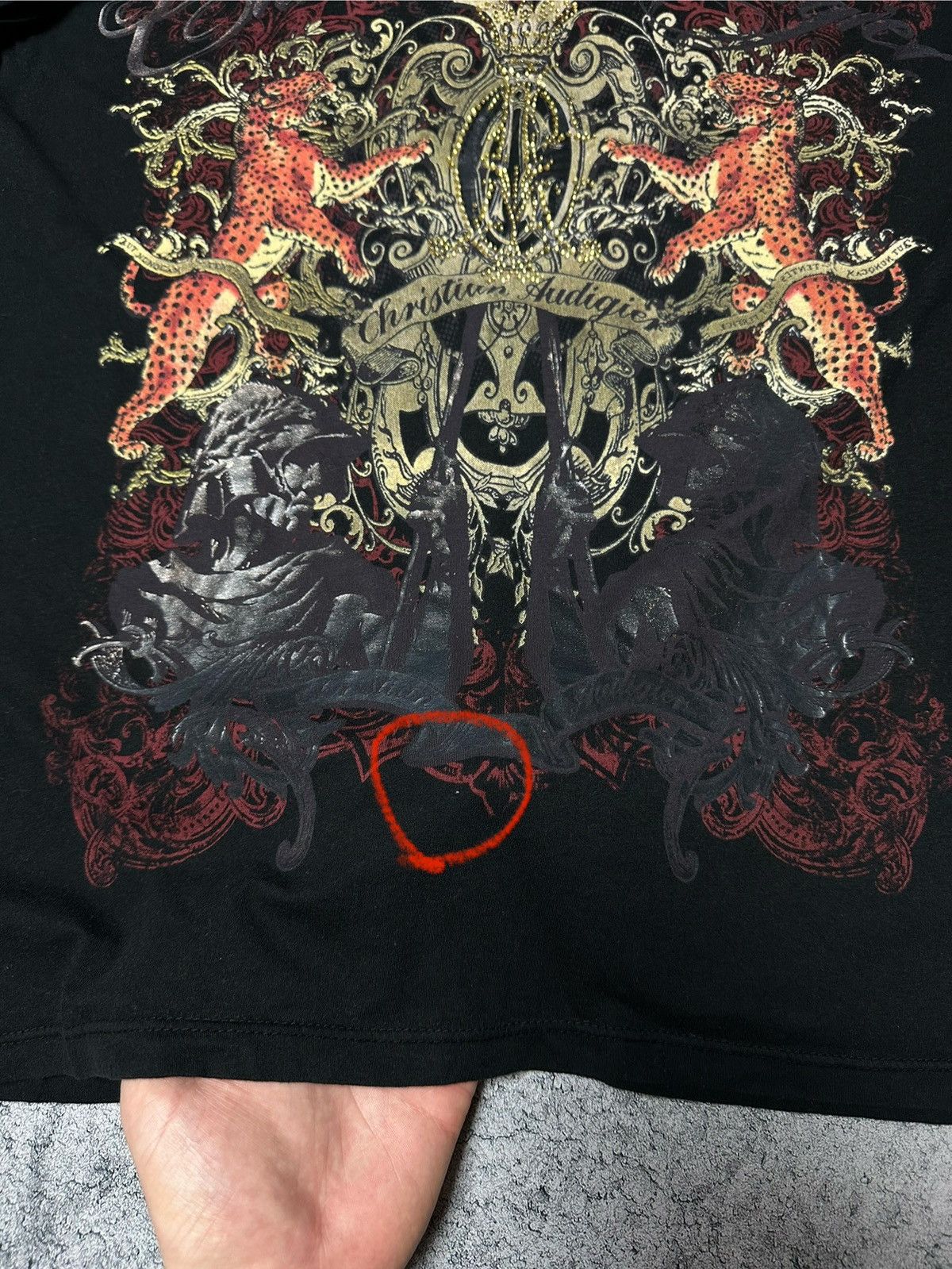 Christian Audigier Vintage Christian Audigier Ed Hardy Tee Size US L / EU 52-54 / 3 - 11 Thumbnail