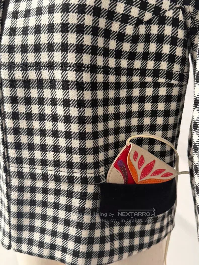 Comme des Garcons Comme des Garcons Black and White Plaid Blazer Size S / US 4 / IT 40 - 2 Thumbnail