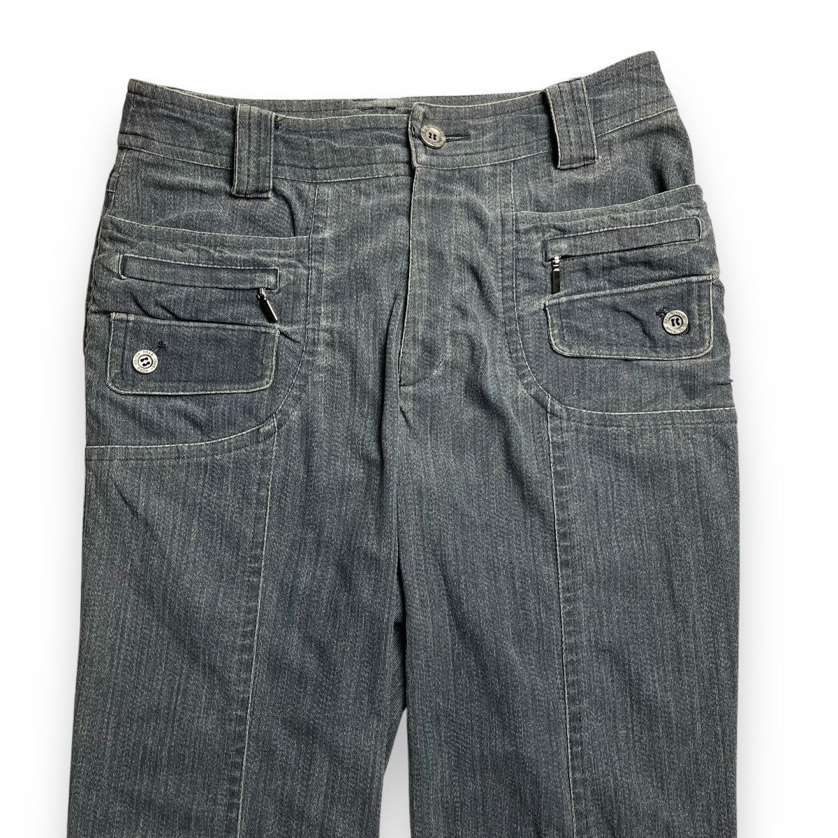 If Six Was Nine 🇯🇵 JAPANESE BRAND FLARE JEANS Size 28" / US 6 / IT 42 - 2 Thumbnail