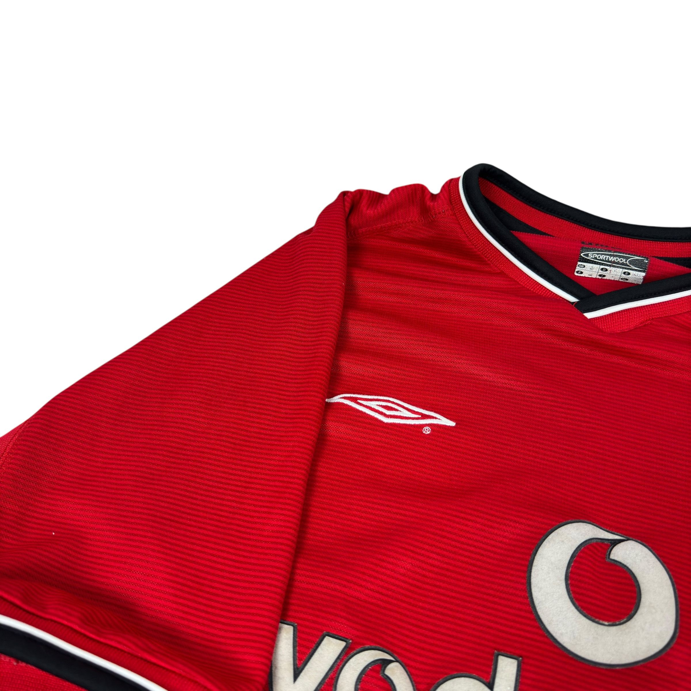 Umbro × Vintage Umbro Sportwool Men's Manchester United F.C. Football Jersey Size US L / EU 52-54 / 3 - 3 Thumbnail