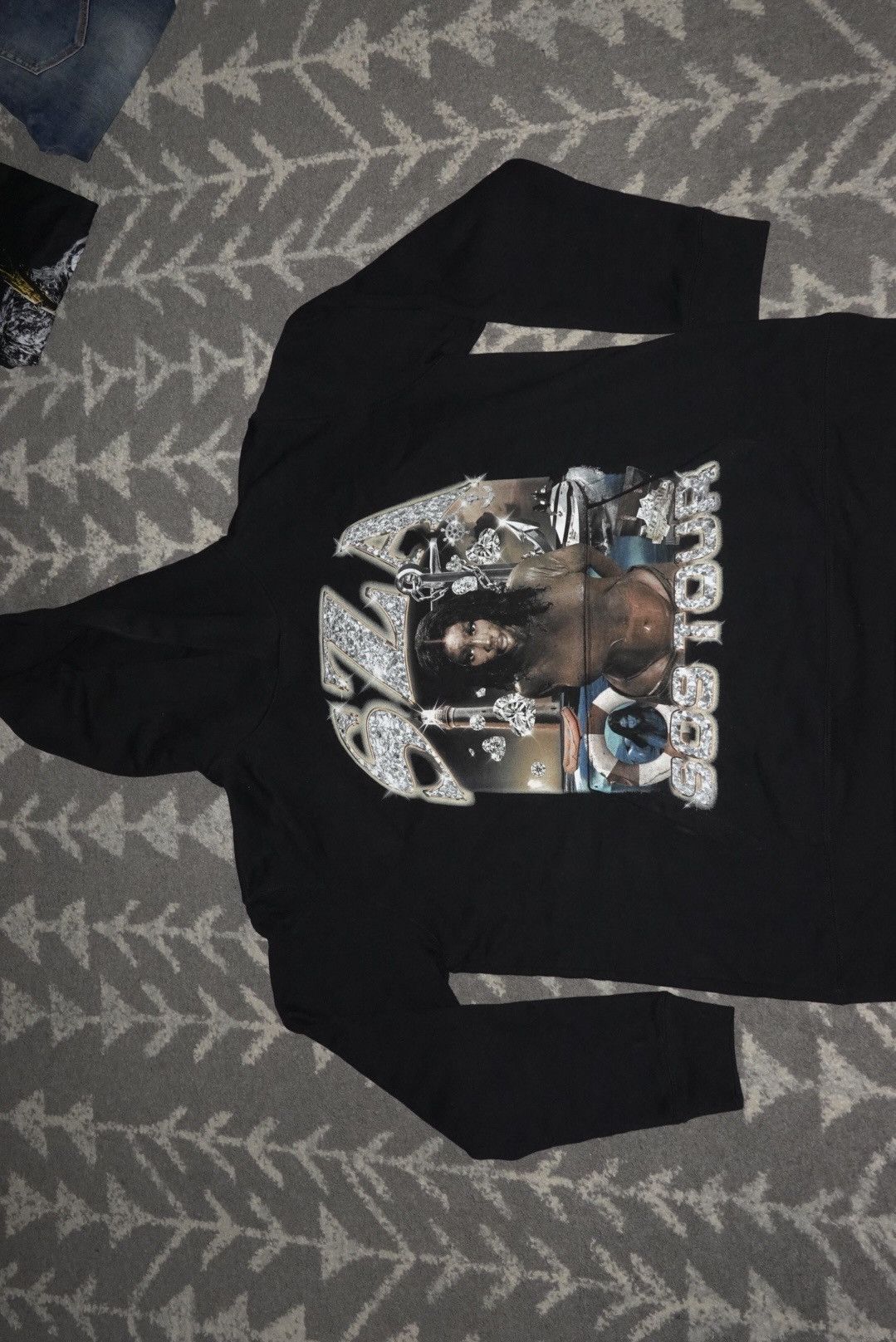 Band Tees × Top Dawg Entertainment SZA BLACK TOUR HOODIE SZ L Size US L / EU 52-54 / 3 - 1 Thumbnail