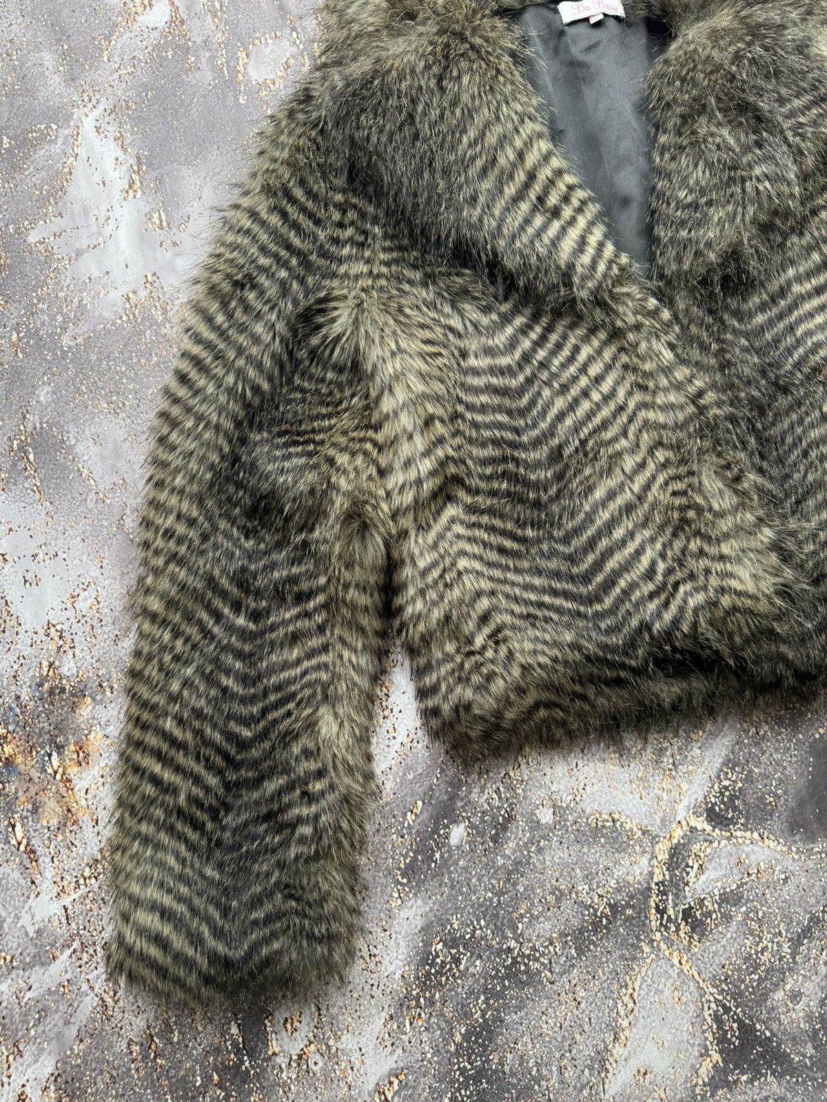 Vintage Vintage Faux Fur Mini Coat Size M / US 6-8 / IT 42-44 - 2 Thumbnail