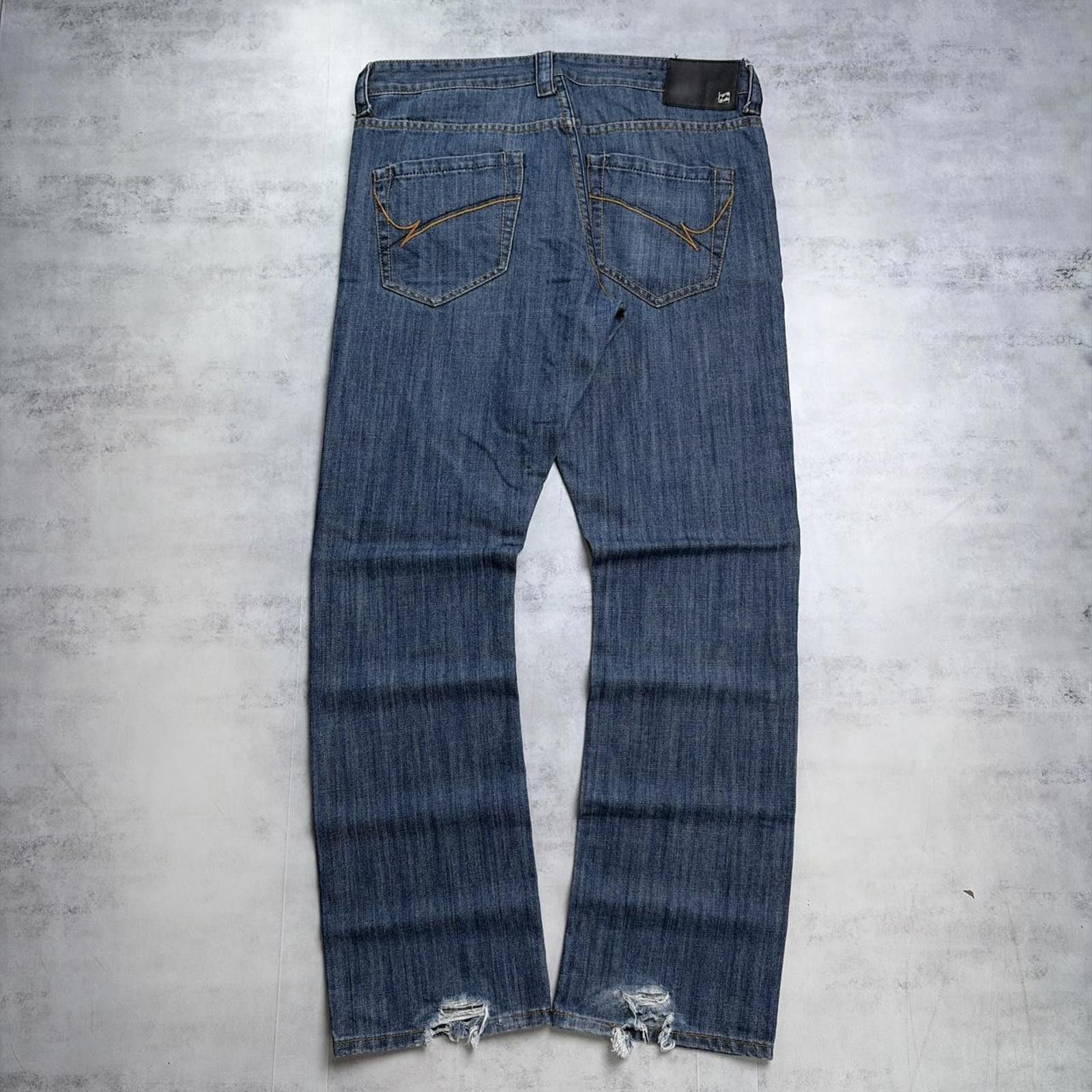 Billabong Y2K Billabong Surf Distressed Straight Skater Denim Jeans Size US 34 / EU 50 - 1 Thumbnail
