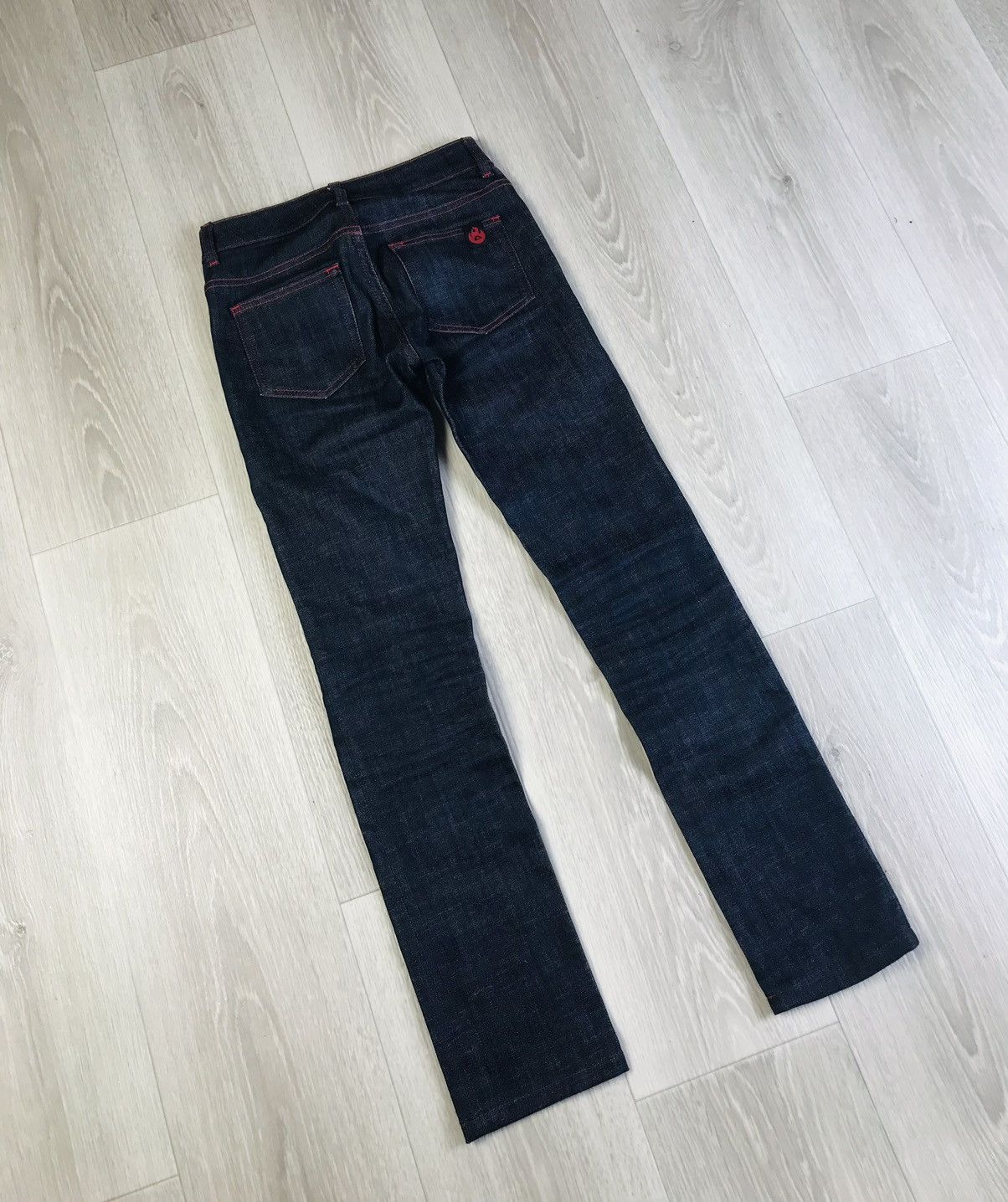 Acne Studios Rare vintage Acne Studios Hex Red Stitch Jeans Denim Size 25" / US 0 / IT 36 - 3 Thumbnail