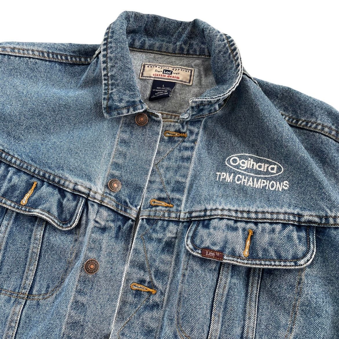 Lee Vintage Lee Denim Jacket TMP Champions Size Large Size US L / EU 52-54 / 3 - 4 Thumbnail