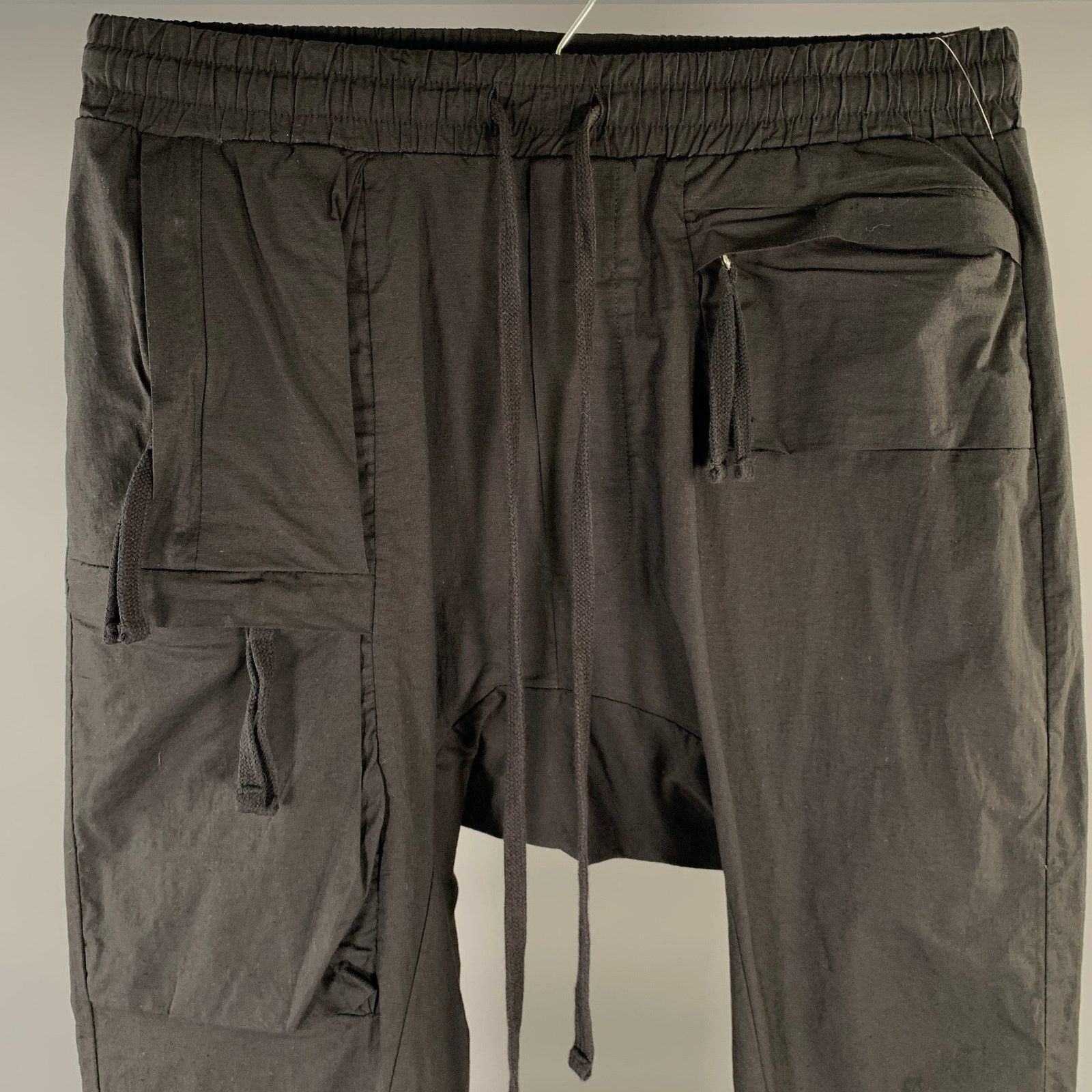 Thom Krom THOM KROM Size S Black Cotton Blend Joggers Casual Pants Size US 30 / EU 46 - 2 Thumbnail