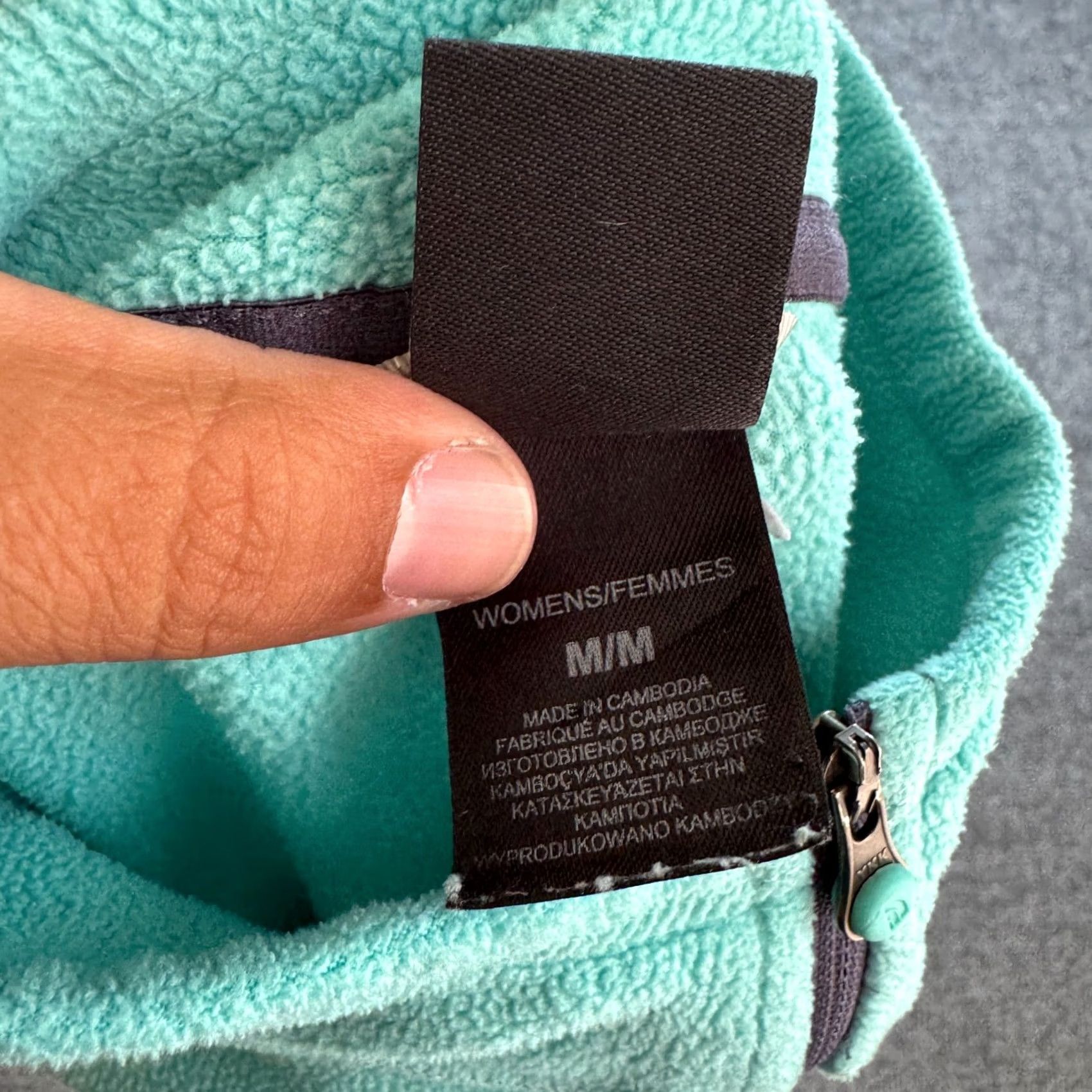 The North Face The North Face Jacket Womens Medium Blue Fleece 1/4 Zip Pullover Base Layer Size M / US 6-8 / IT 42-44 - 6 Thumbnail