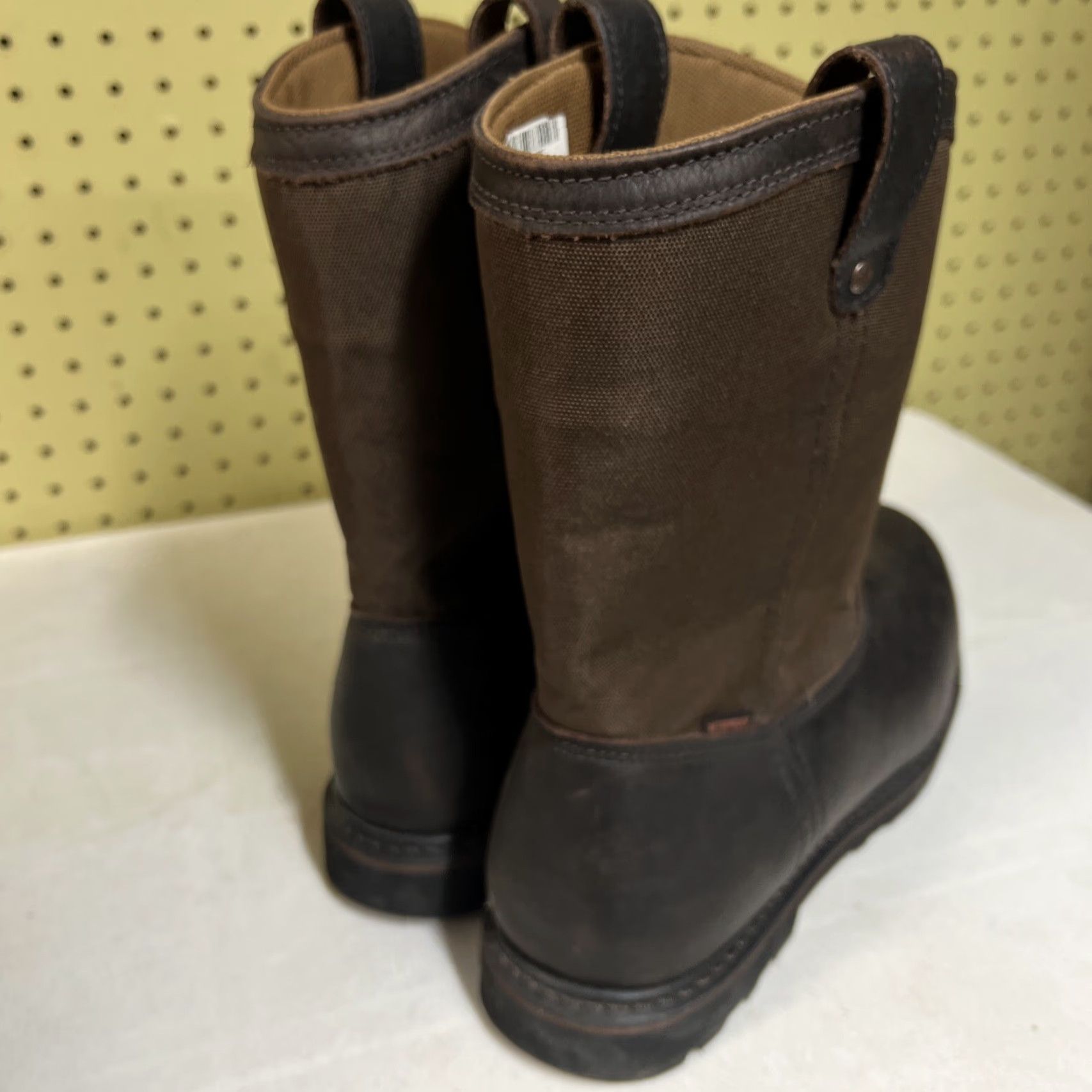 Vintage C.E. Schmidt Brown 10" Steel Toe Waterproof Work Boots - Mens Size 12 W Size US 12 / EU 45 - 5 Thumbnail