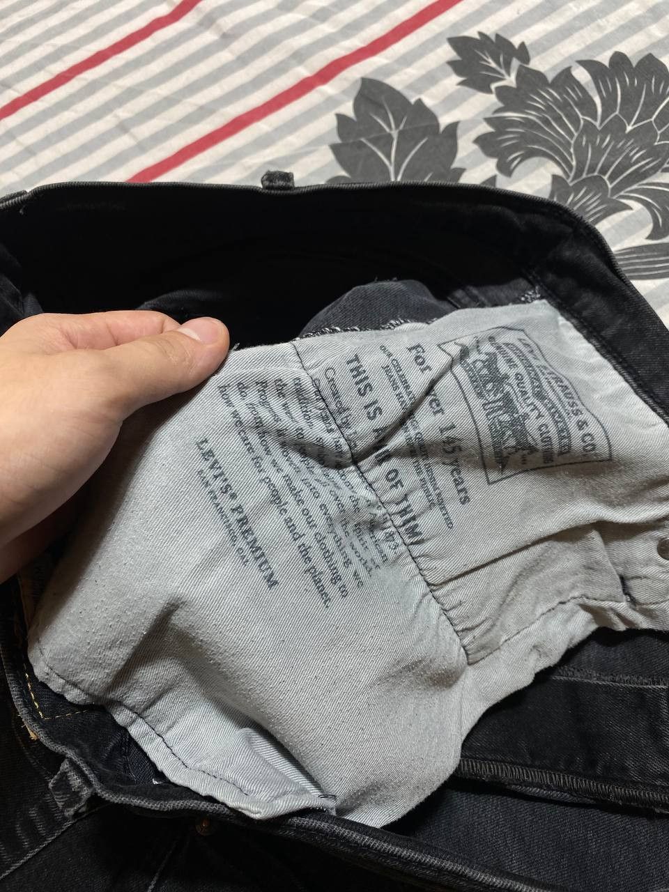 Levi's × Vintage Vintage Levis Jeans 511 Straight Medium Wash 90s Size US 34 / EU 50 - 7 Thumbnail